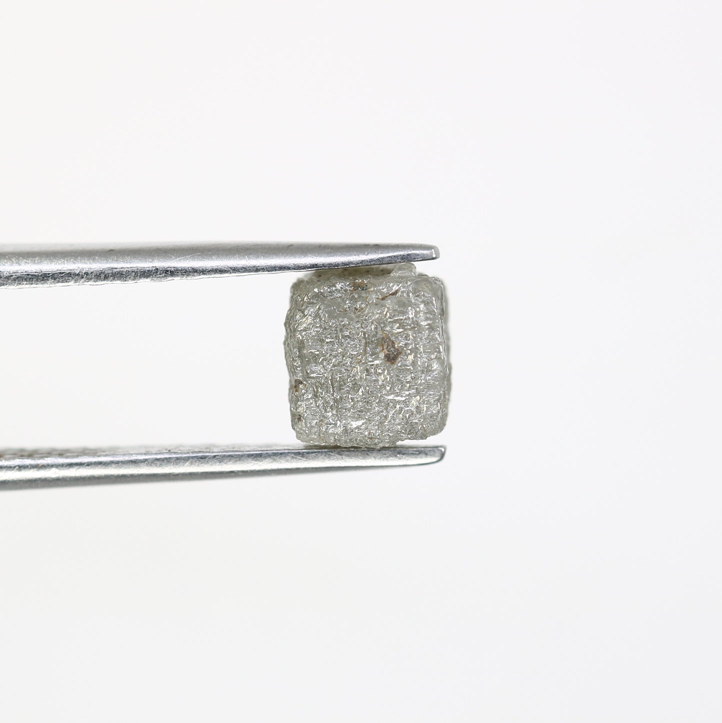 2.77 Carat Natural Grey Rough Congo Cube Shape Loose Raw Diamond For Wedding Ring - JayKrishna Diamond