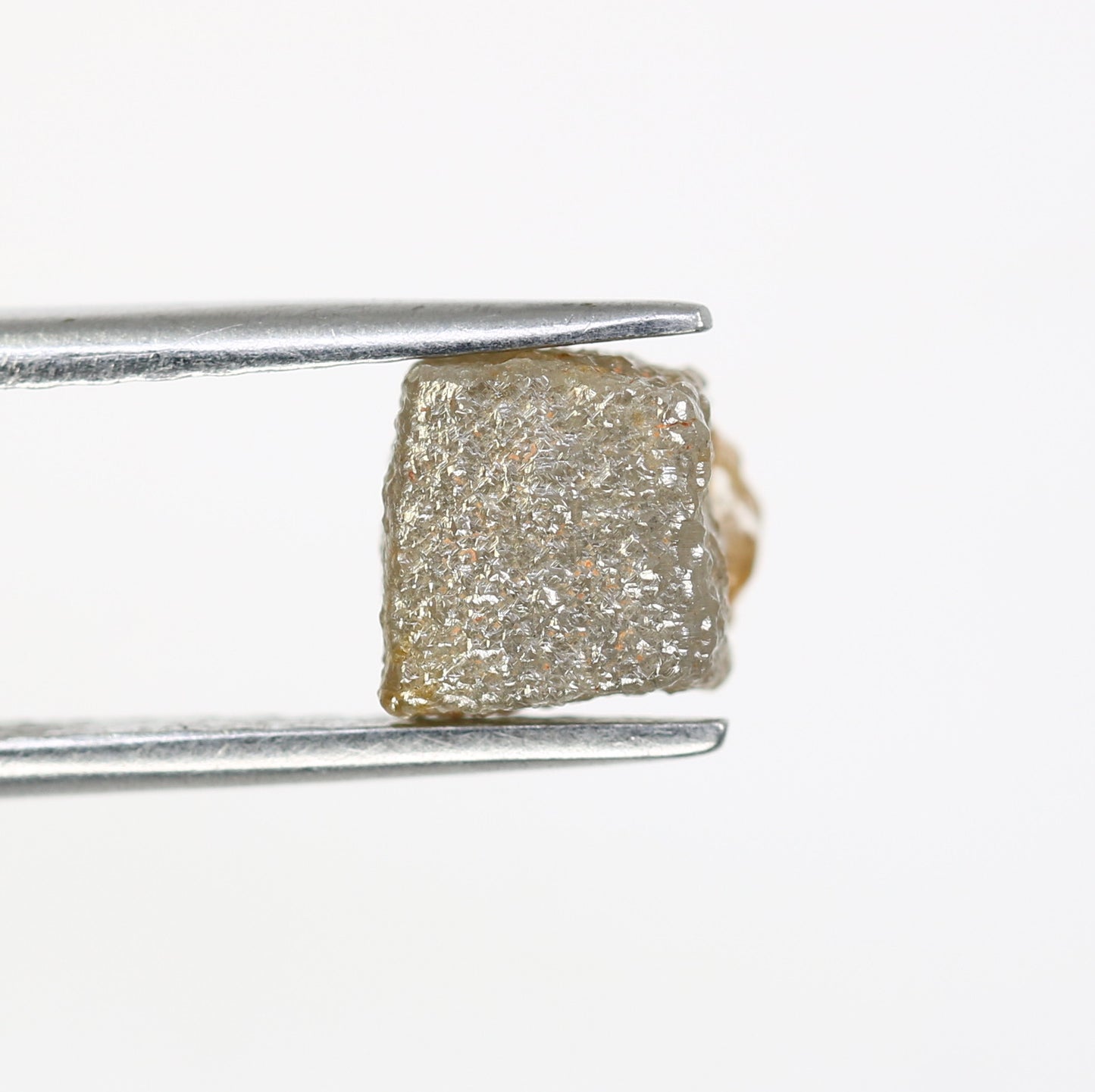 2.90 Carat Grey Color Natural Loose Congo Cube Rough Diamond For Wedding Ring - JayKrishna Diamond