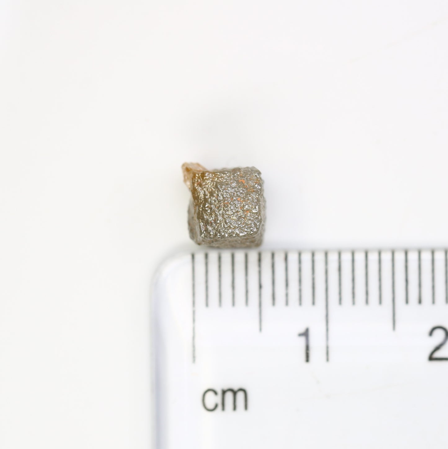 2.90 Carat Grey Color Natural Loose Congo Cube Rough Diamond For Wedding Ring - JayKrishna Diamond
