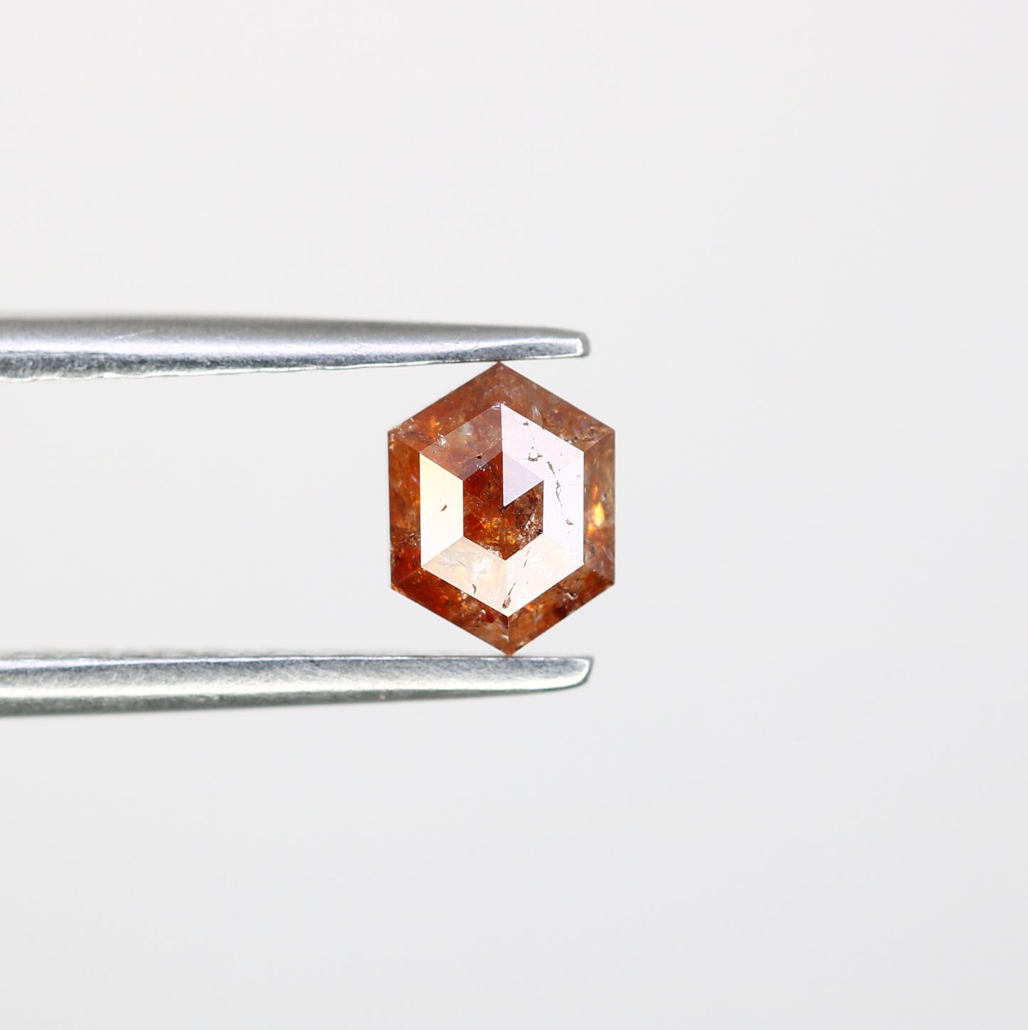 0.54 CT Elongated Hexagon Shape Natural Red Loose Diamond For Wedding Ring - JayKrishna Diamond