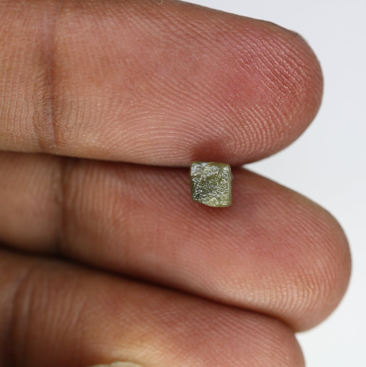 0.99 Carat Grey Color Natural Loose Unique Congo Cube Shape Raw Diamond - JayKrishna Diamond