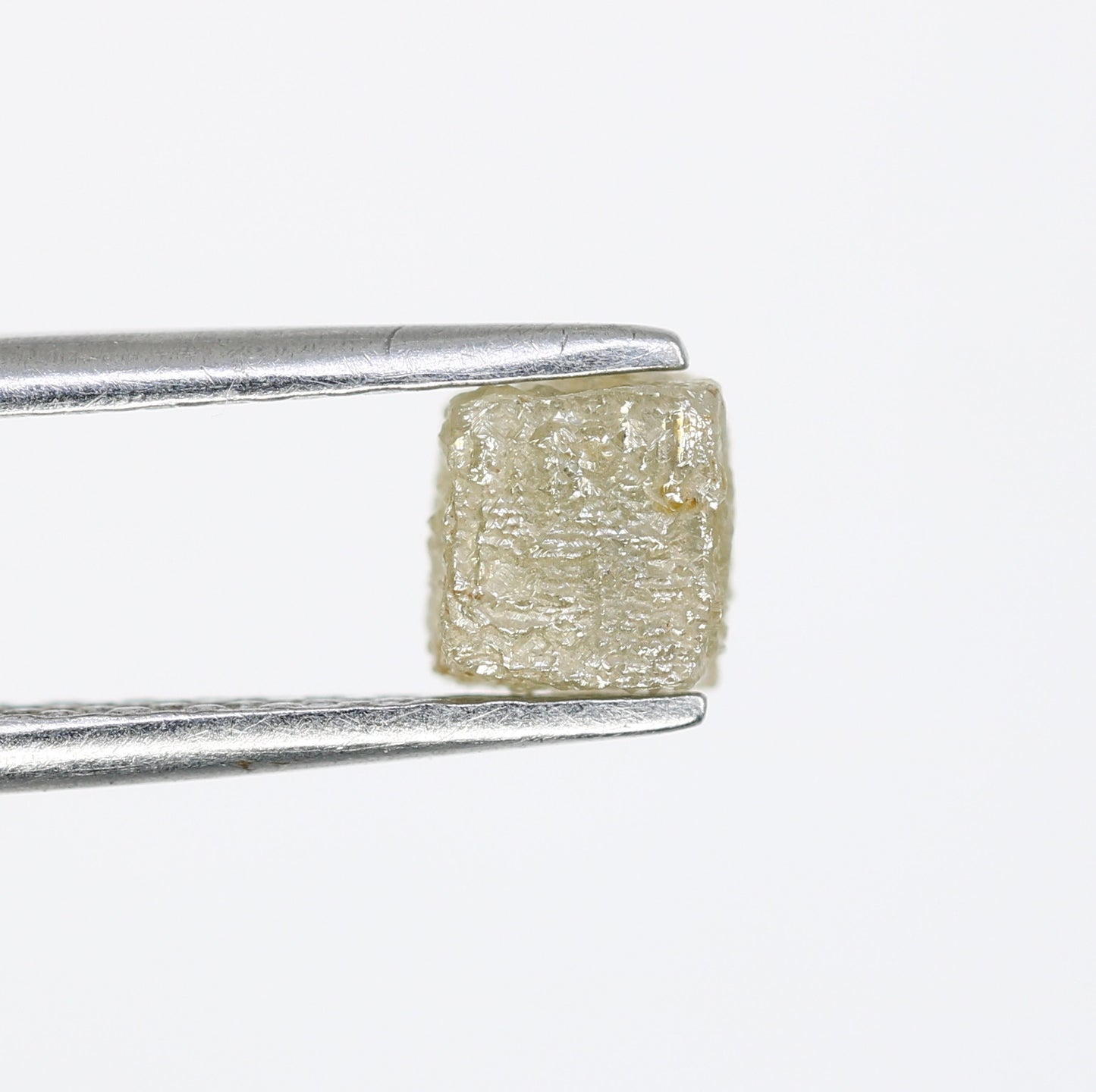 1.28 Carat Grey Color Congo Cube Raw Loose Rough Diamond For Wedding Ring - JayKrishna Diamond