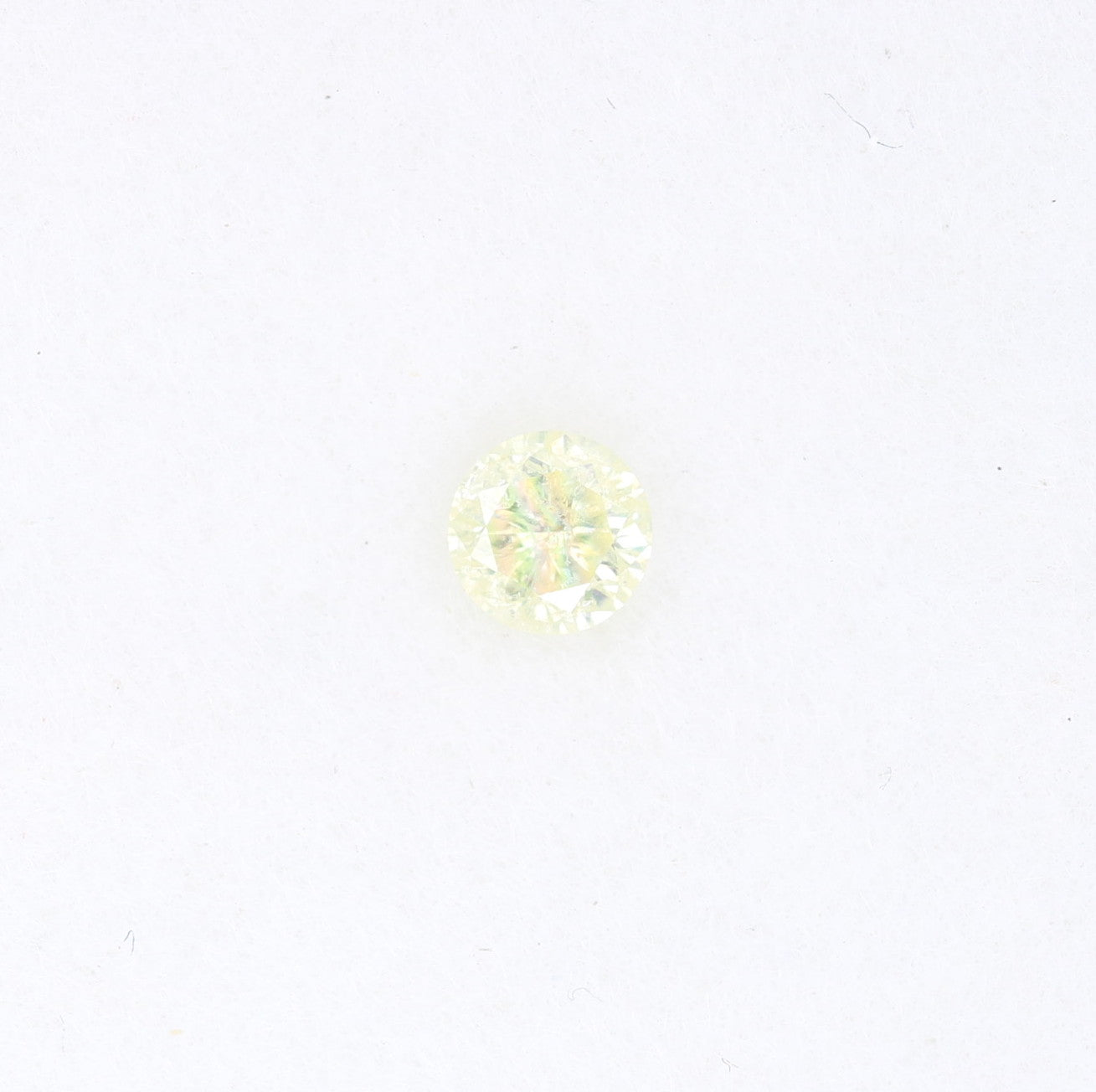 0.11 CT Natural Light Yellow Round Brilliant Cut Salt and Pepper Diamond for Engagement Rings, Custom Jewelry and Chic Bracelets - JayKrishna Diamond