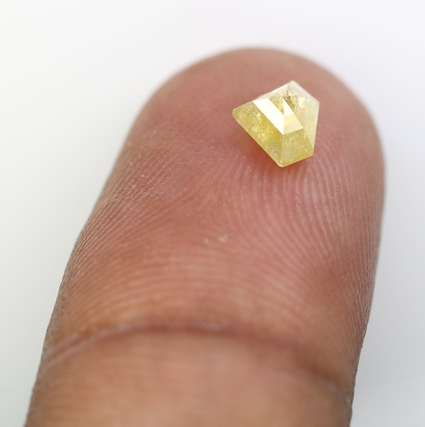 0.65 Carat 5 MM Loose Rustic Yellow Diamond for Earrings - Unique Natural Gemstone for Custom Jewelry Design - JayKrishna Diamond