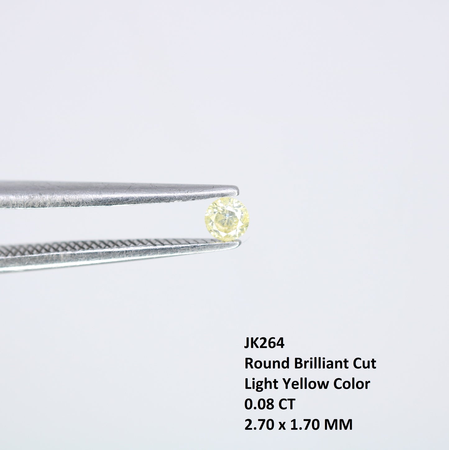 Natural 0.08 CT 2.70 MM Brilliant Cut Loose Yellow Diamond | Perfect for Engagement Rings, Earrings, Promise Rings, Bracelets & More - JayKrishna Diamond