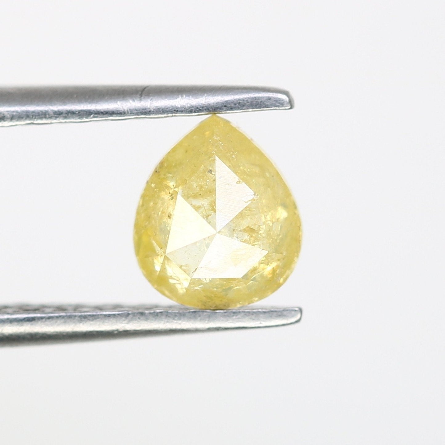 0.53 Ct 5.6 MM Fancy Yellow Loose Natural Pear Shaped Diamond For Engagement Ring - JayKrishna Diamond