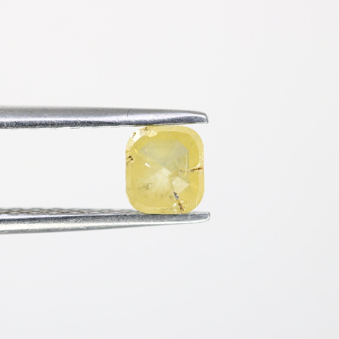0.62 Carat Cushion Shaped Loose Fancy Yellow Diamond (4.7 MM) for a One-of-a-Kind Promise Ring: Elegant Gemstone Treasure - JayKrishna Diamond