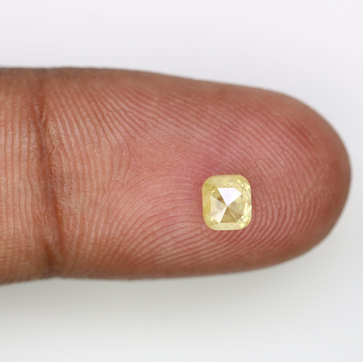 0.62 Carat Cushion Shaped Loose Fancy Yellow Diamond (4.7 MM) for a One-of-a-Kind Promise Ring: Elegant Gemstone Treasure - JayKrishna Diamond