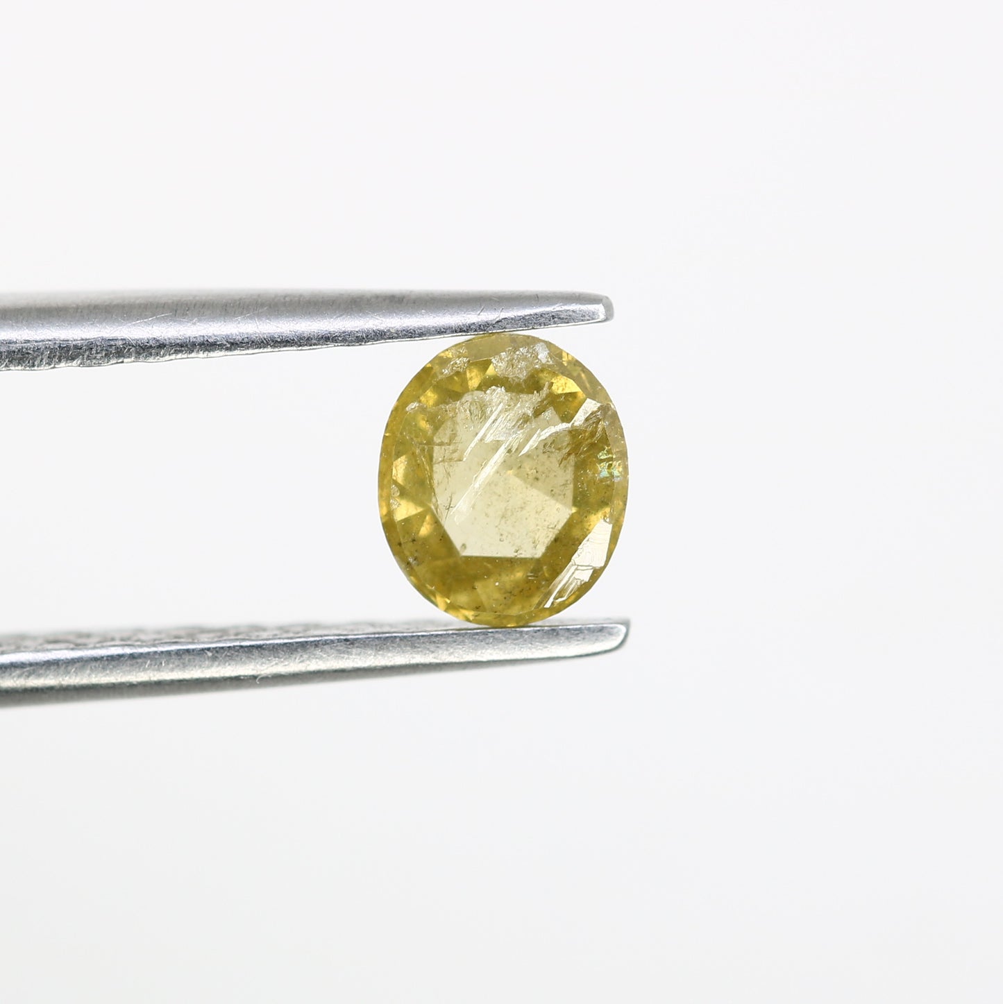 0.45 Carat 5.3 MM Loose Oval Shape Natural Yellow Rustic Diamond for Wedding Rings and Custom Bridal Jewelry Design - JayKrishna Diamond