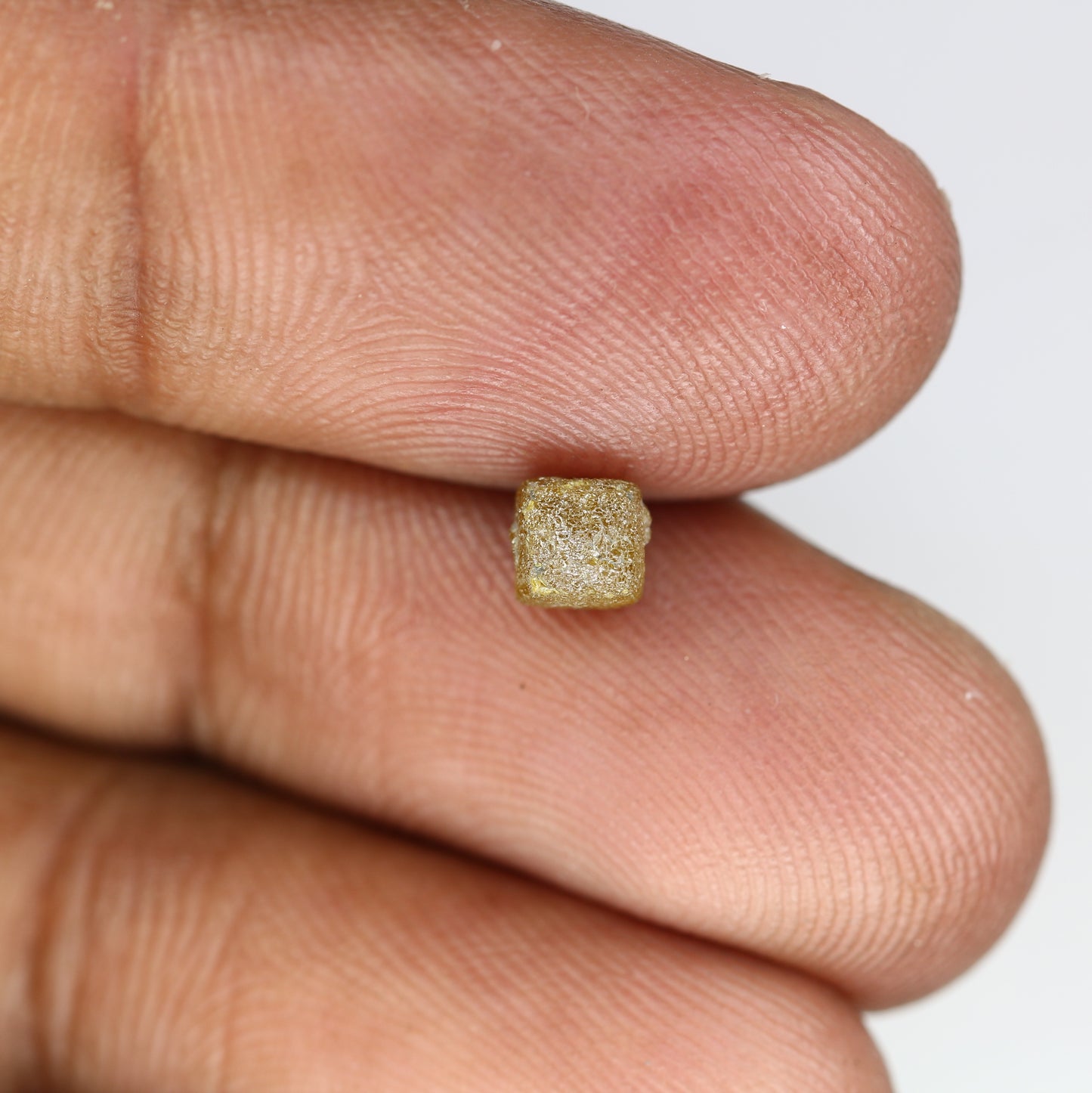 1.08 Carat Congo Cube Rough Diamond Natural Grey Loose Raw Diamond For Diamond Jewelry - JayKrishna Diamond