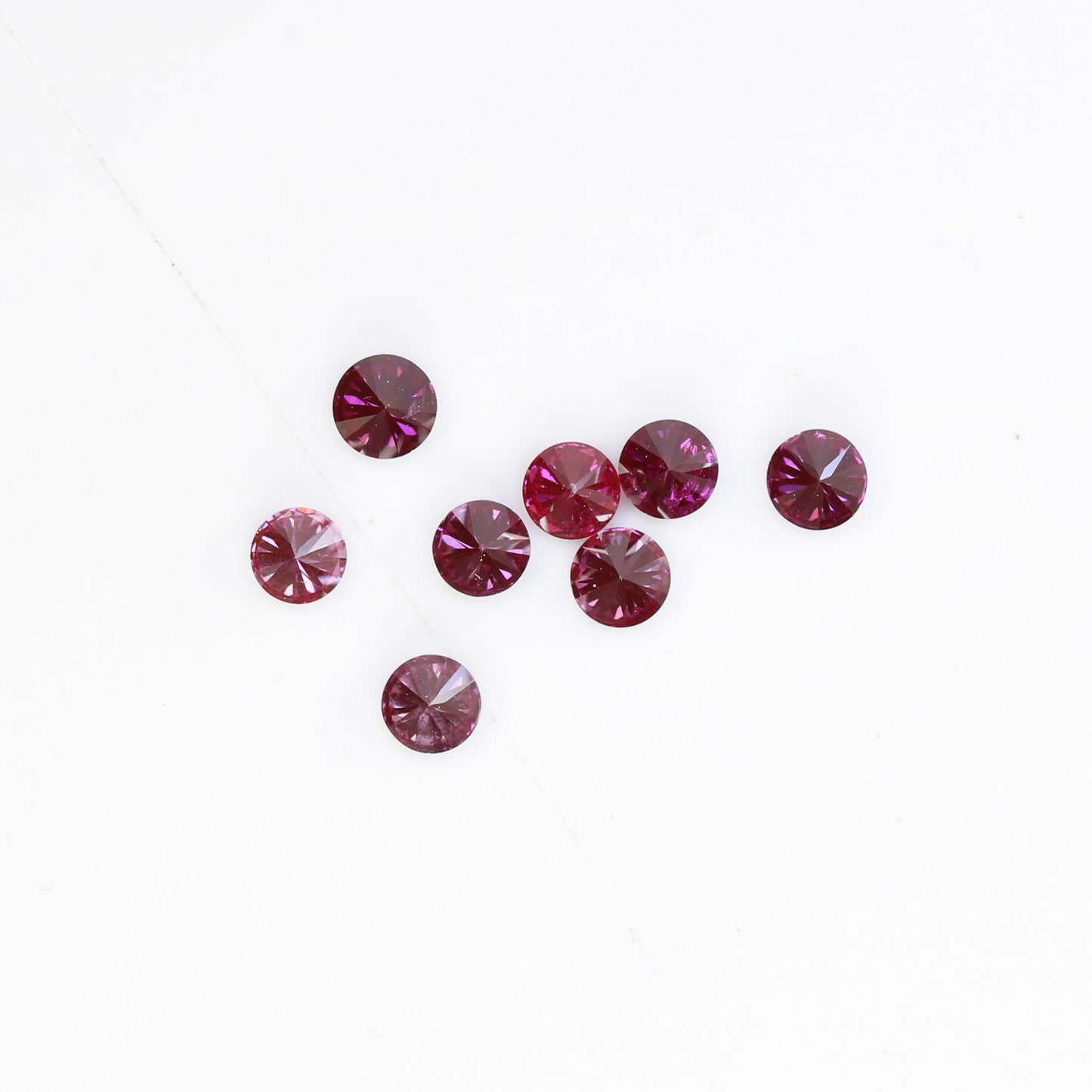 Stunning 0.35 CT Dark Pink Round Brilliant Cut Diamond | Perfect for Engagement Rings | 2.10-2.30 MM - JayKrishna Diamond