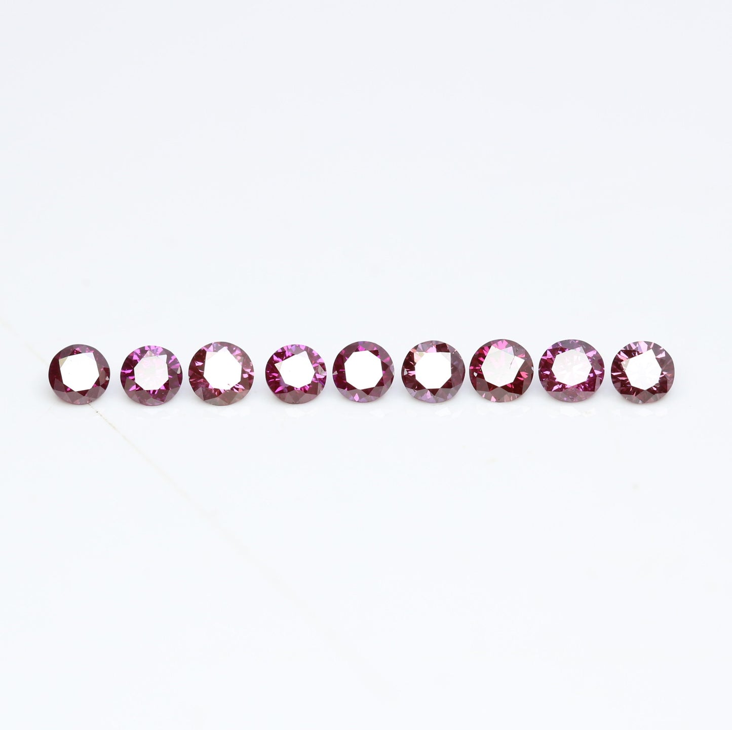0.39 CT 2.10 to 2.20 MM Round Brilliant Cut Dark Pink Diamond for Custom Engagement Rings, Unique Bridal Jewelry & Elegant Fine Jewelry - JayKrishna Diamond