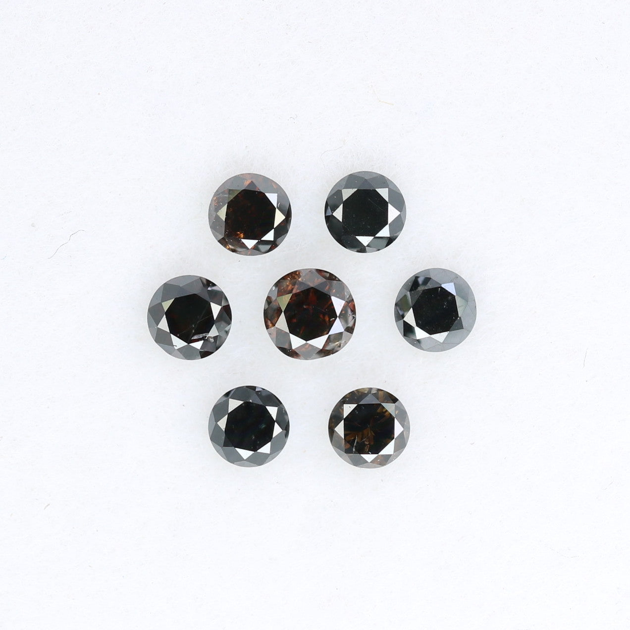 0.50 CT Round Brilliant Cut Dark Brown Diamond For Engagement Ring - JayKrishna Diamond