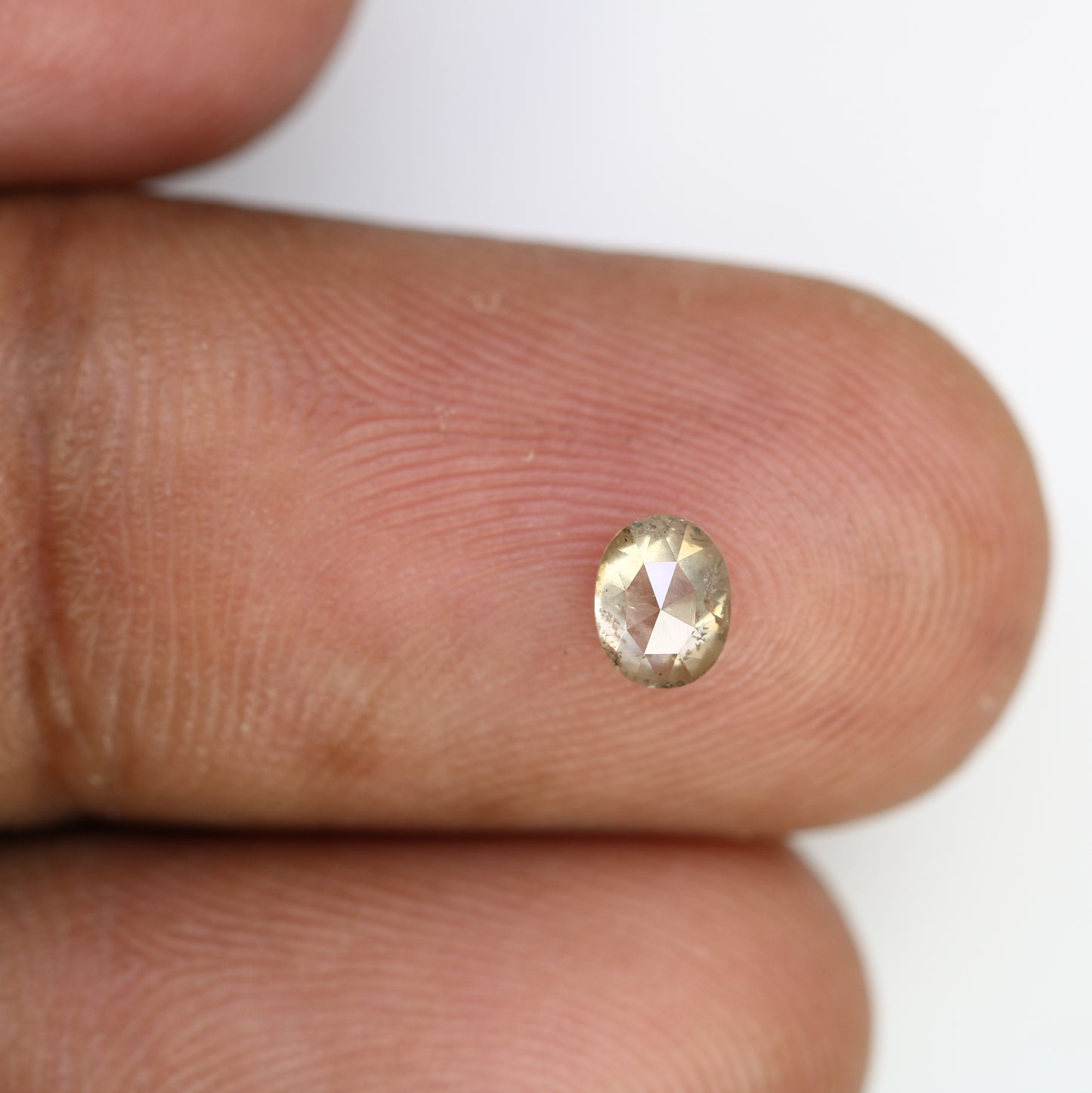 0.42 CT 5 MM Fancy Brown Oval Loose Diamond for Promise Ring and Custom Jewelry - JayKrishna Diamond