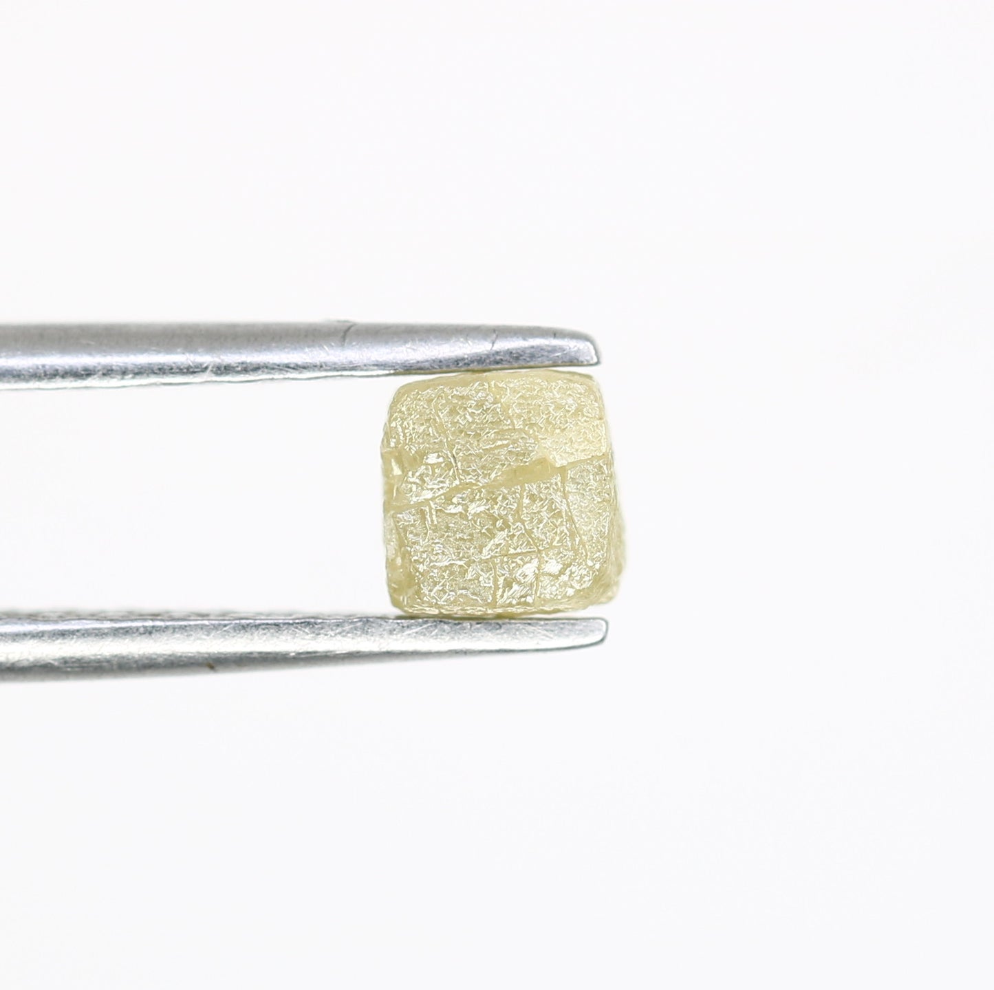 0.98 Carat Grey Color Natural Loose Unique Congo Cube Rough Diamond For Promise Ring - JayKrishna Diamond