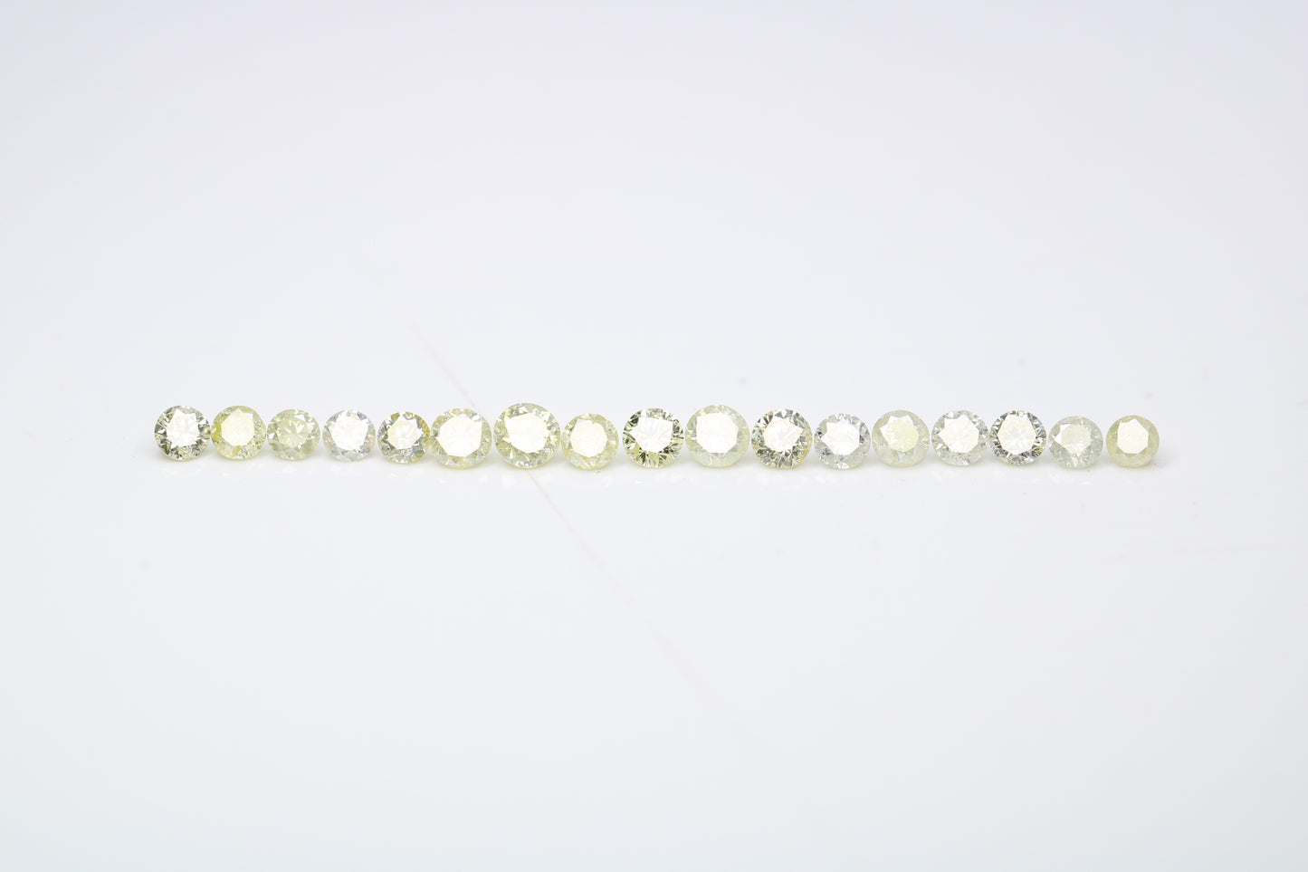 1.19 CT 2.30 To 2.80 MM Mix light Yellow Brilliant Cut Round Diamond For Engagement Ring - JayKrishna Diamond