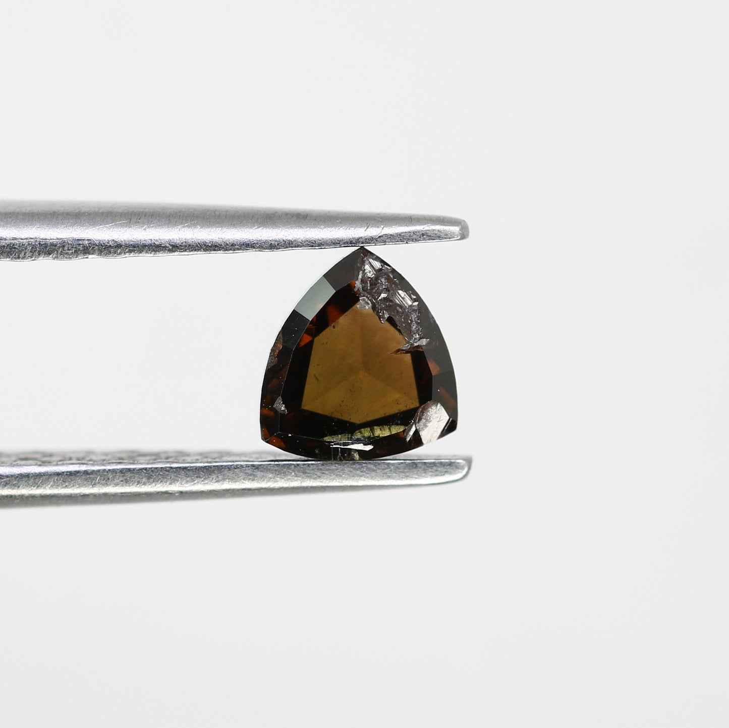 0.59 Carat Loose Dark Brown Triangle-Shaped Natural Diamond – Distinctive Gem for Unique Wedding Rings - JayKrishna Diamond