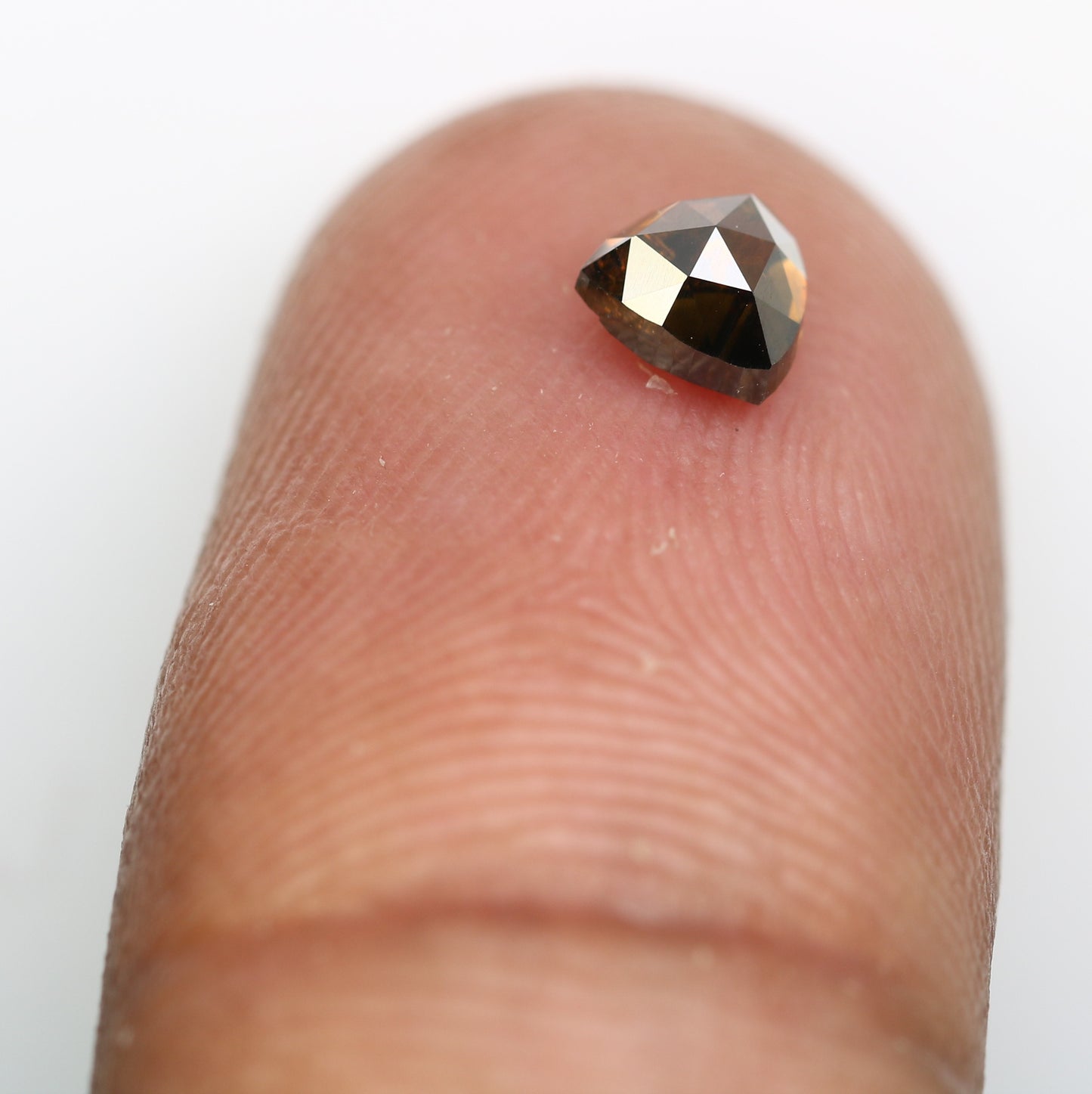 0.59 Carat Loose Dark Brown Triangle-Shaped Natural Diamond – Distinctive Gem for Unique Wedding Rings - JayKrishna Diamond
