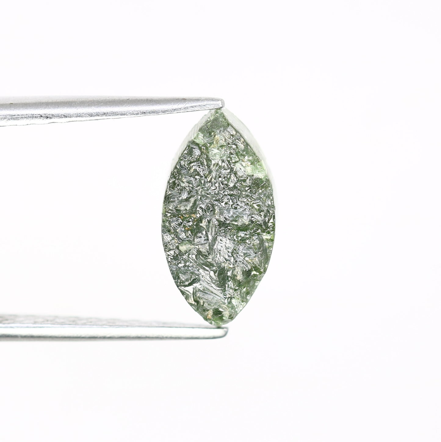 2.55 Carat Natural Loose Marquise Shape Green Color Rough Diamond - JayKrishna Diamond