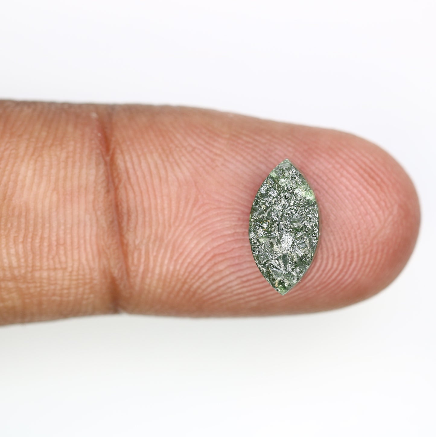 2.55 Carat Natural Loose Marquise Shape Green Color Rough Diamond - JayKrishna Diamond
