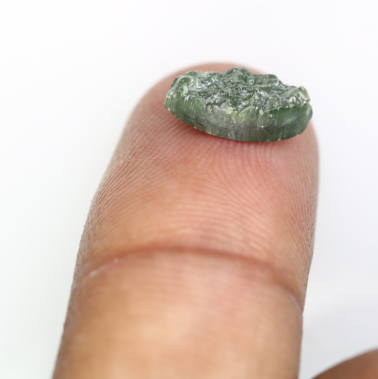 2.55 Carat Natural Loose Marquise Shape Green Color Rough Diamond - JayKrishna Diamond