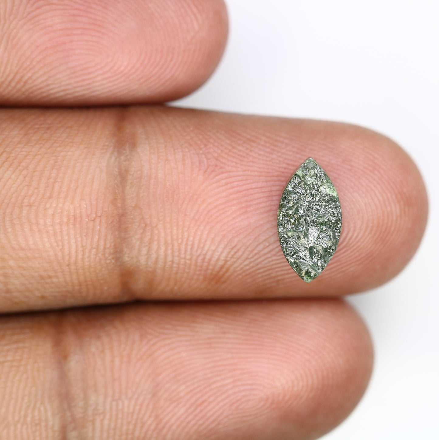 2.55 Carat Natural Loose Marquise Shape Green Color Rough Diamond - JayKrishna Diamond