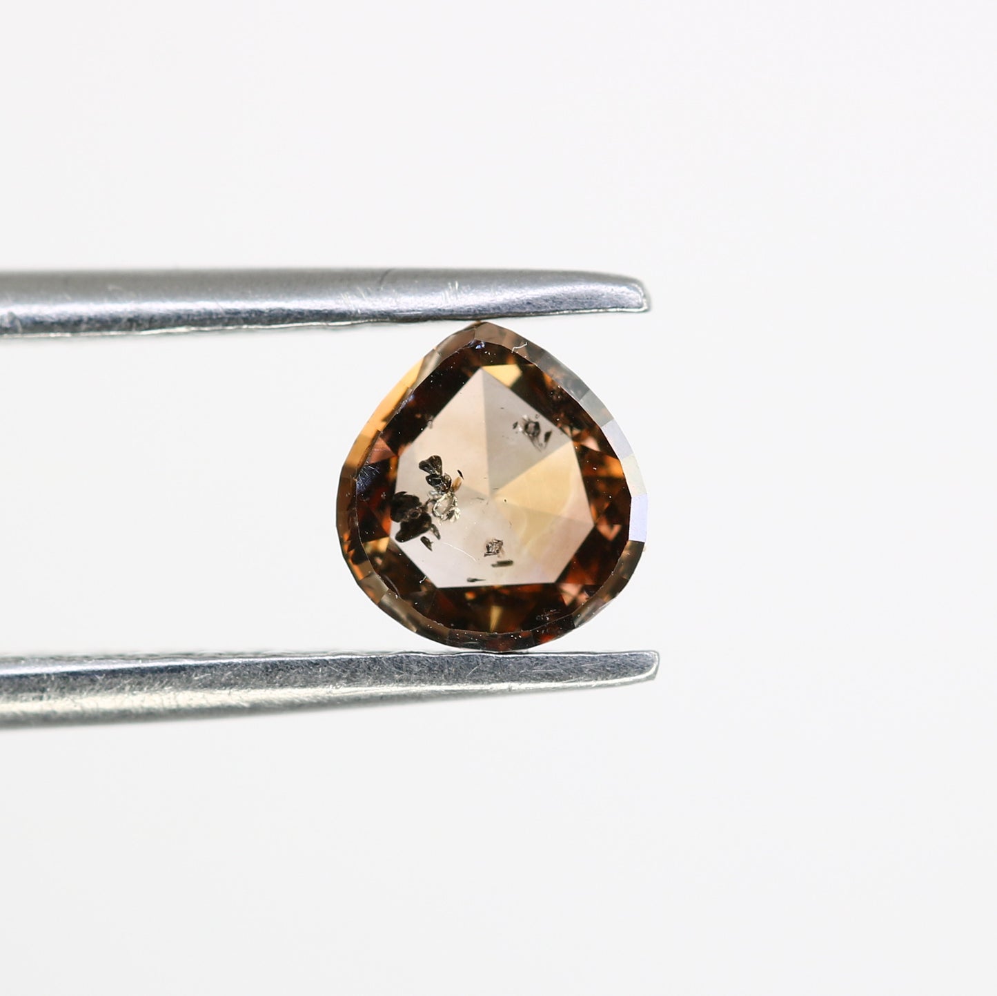 0.62 CT Pear Cut Loose Natural Brown Diamond (5.3 MM) for a One-of-a-Kind Galaxy Ring: Exquisite Gemstone Jewelry Piece - JayKrishna Diamond