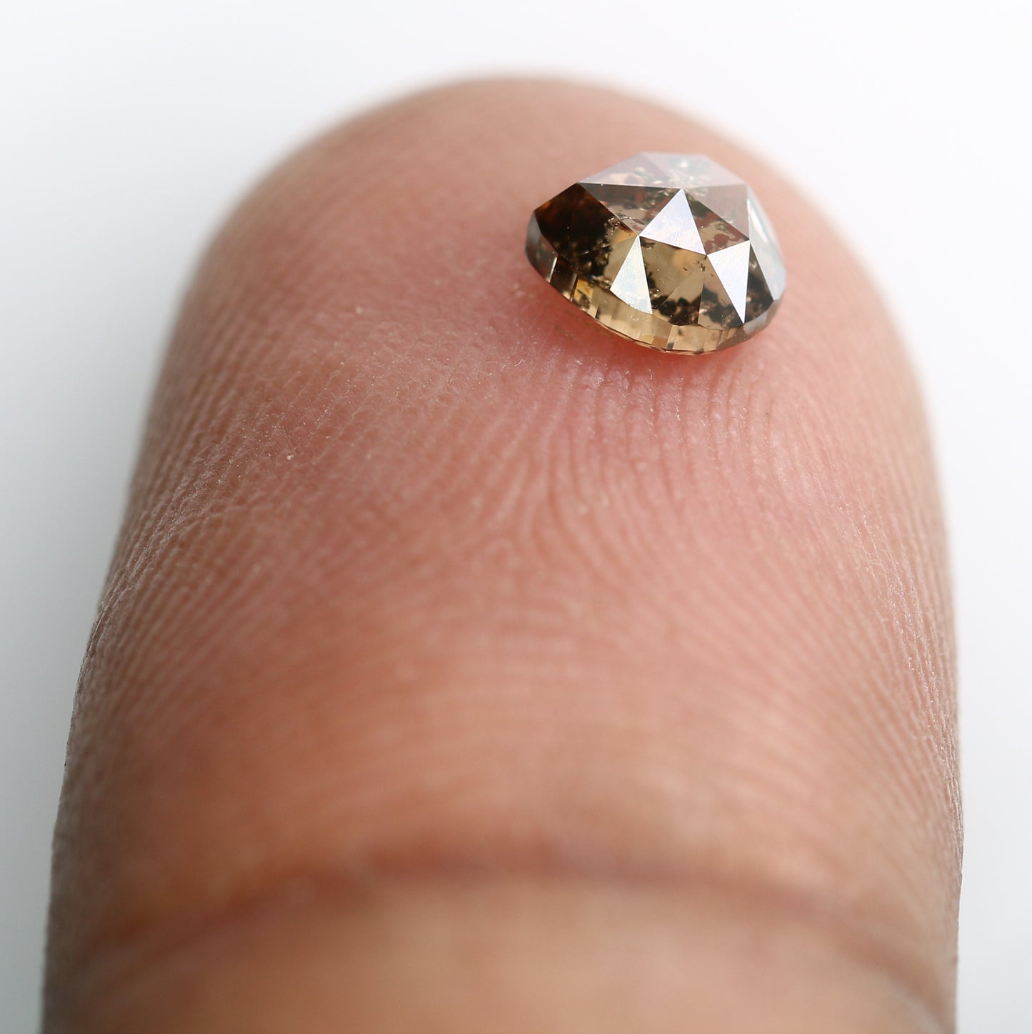 0.62 CT Pear Cut Loose Natural Brown Diamond (5.3 MM) for a One-of-a-Kind Galaxy Ring: Exquisite Gemstone Jewelry Piece - JayKrishna Diamond