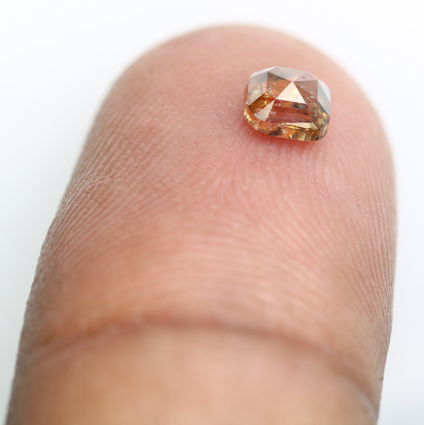 0.50 Carat Natural Fancy Orange Color Loose Diamond For Wedding Ring - JayKrishna Diamond