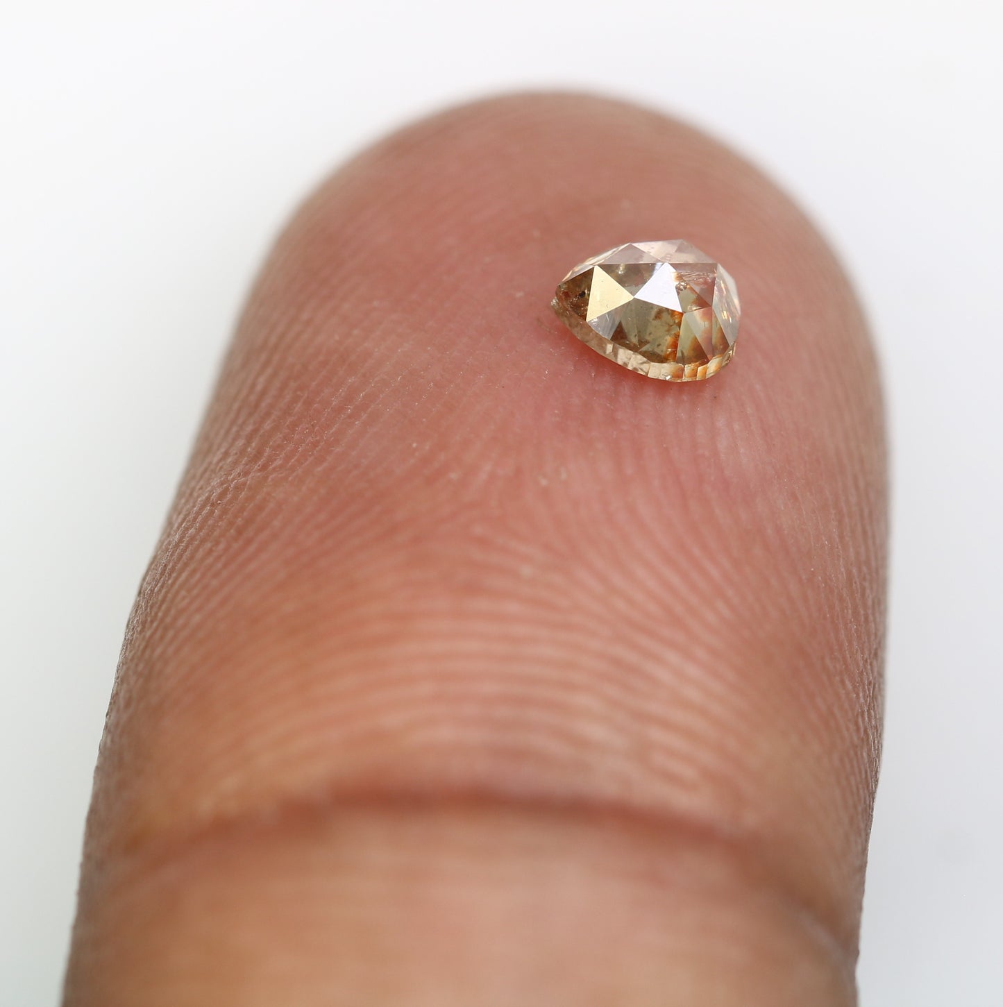 0.33 Carat 4.4 MM Pear Cut Natural Loose Fancy Brown Diamond – Ideal for Engagement Rings | Stunning Fancy Brown Pear Shape Diamond - JayKrishna Diamond