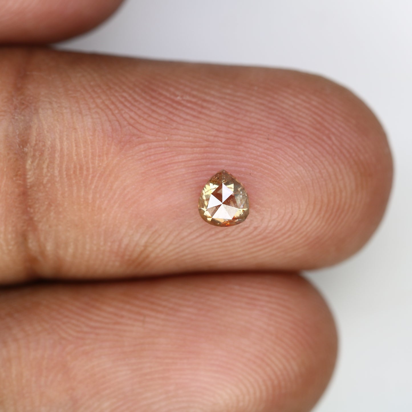 0.33 Carat 4.4 MM Pear Cut Natural Loose Fancy Brown Diamond – Ideal for Engagement Rings | Stunning Fancy Brown Pear Shape Diamond - JayKrishna Diamond
