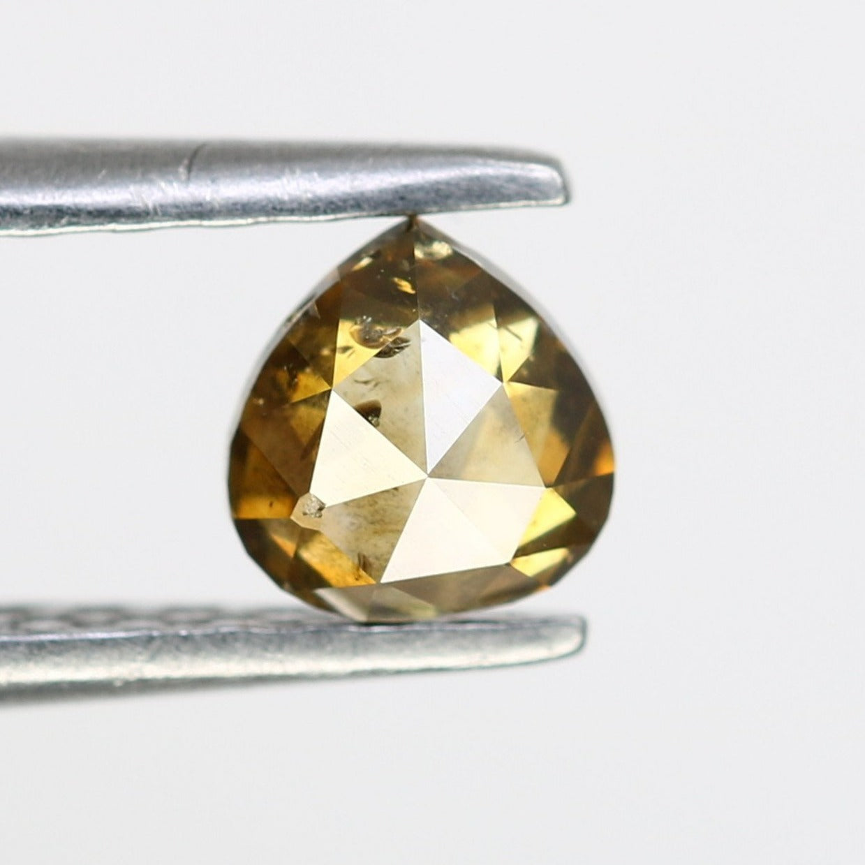 0.39 CT 4.5 MM Natural Brown Pear Shaped Loose Diamond for Custom Galaxy Rings, Unique Engagement Jewelry & Earthy Fine Jewelry - JayKrishna Diamond