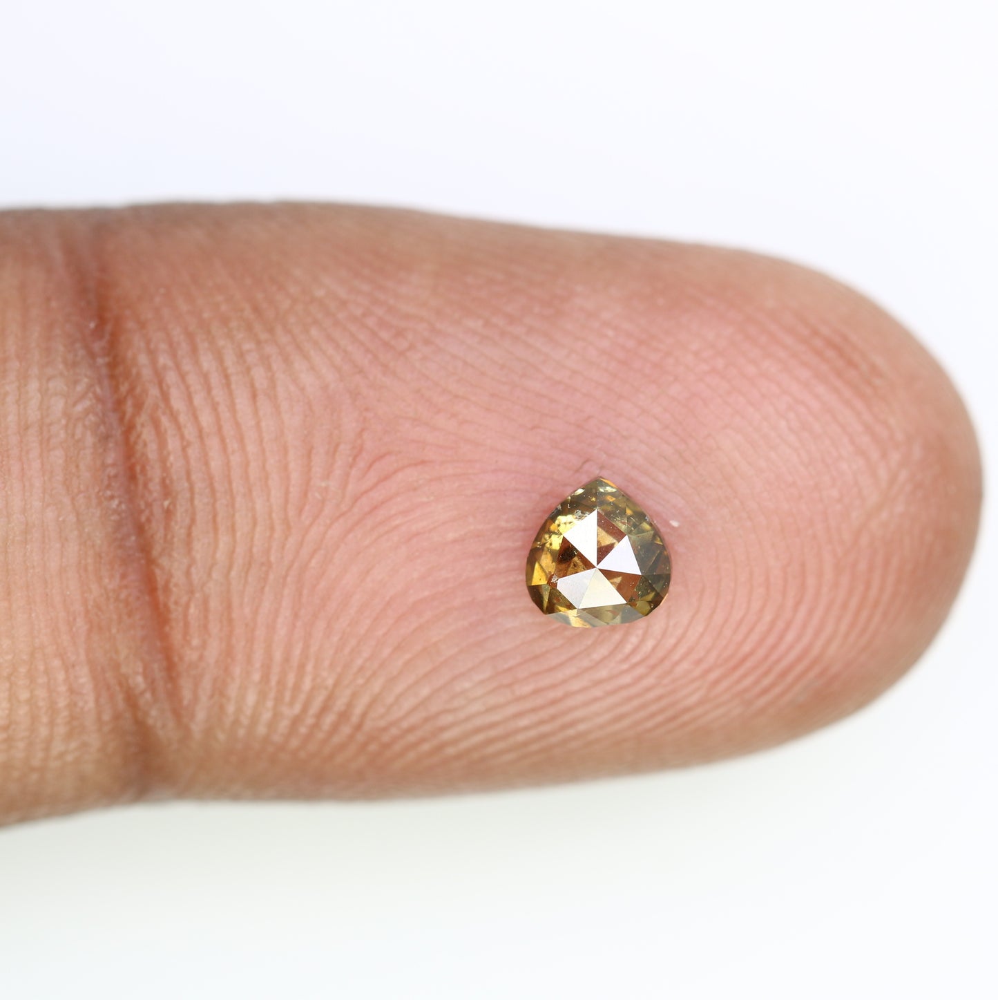 0.39 CT 4.5 MM Natural Brown Pear Shaped Loose Diamond for Custom Galaxy Rings, Unique Engagement Jewelry & Earthy Fine Jewelry - JayKrishna Diamond