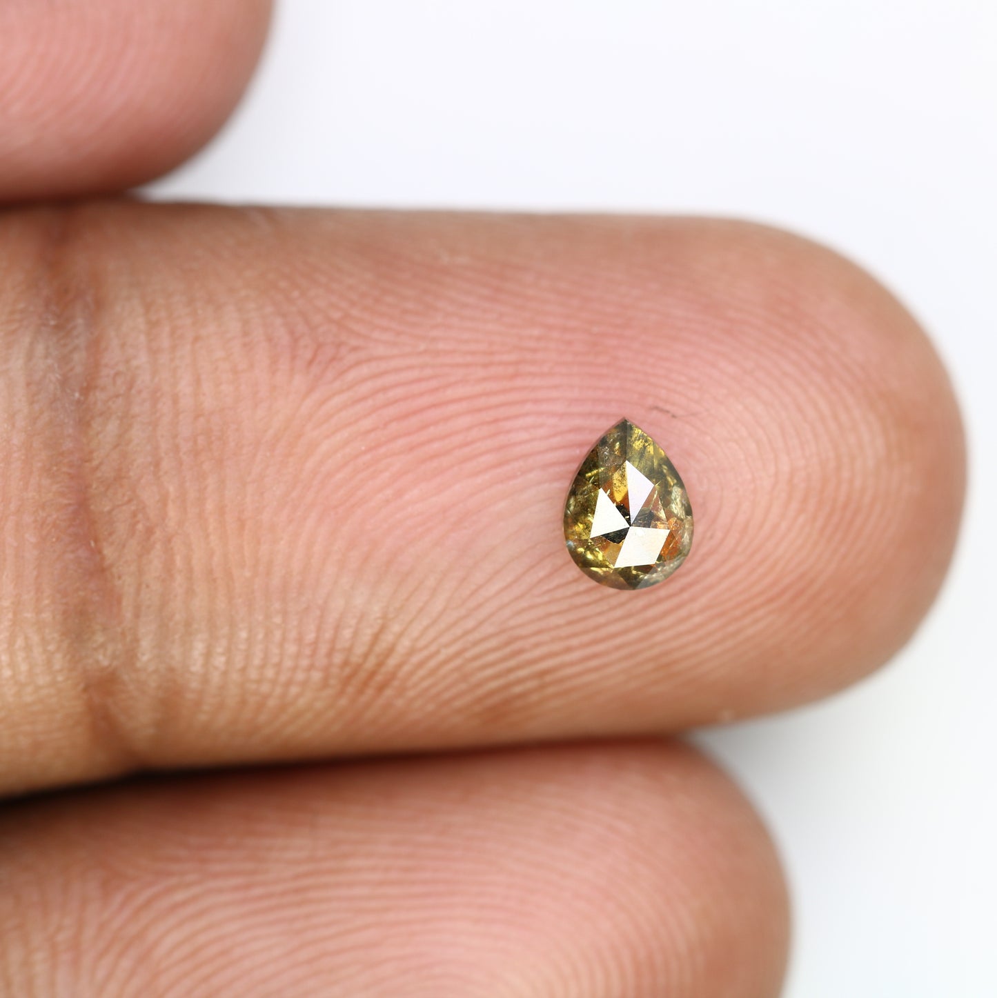 0.44 CT Fancy Brown Color Loose Pear Shaped Diamond for Engagement Ring and Custom Artisan Jewelry Design - JayKrishna Diamond