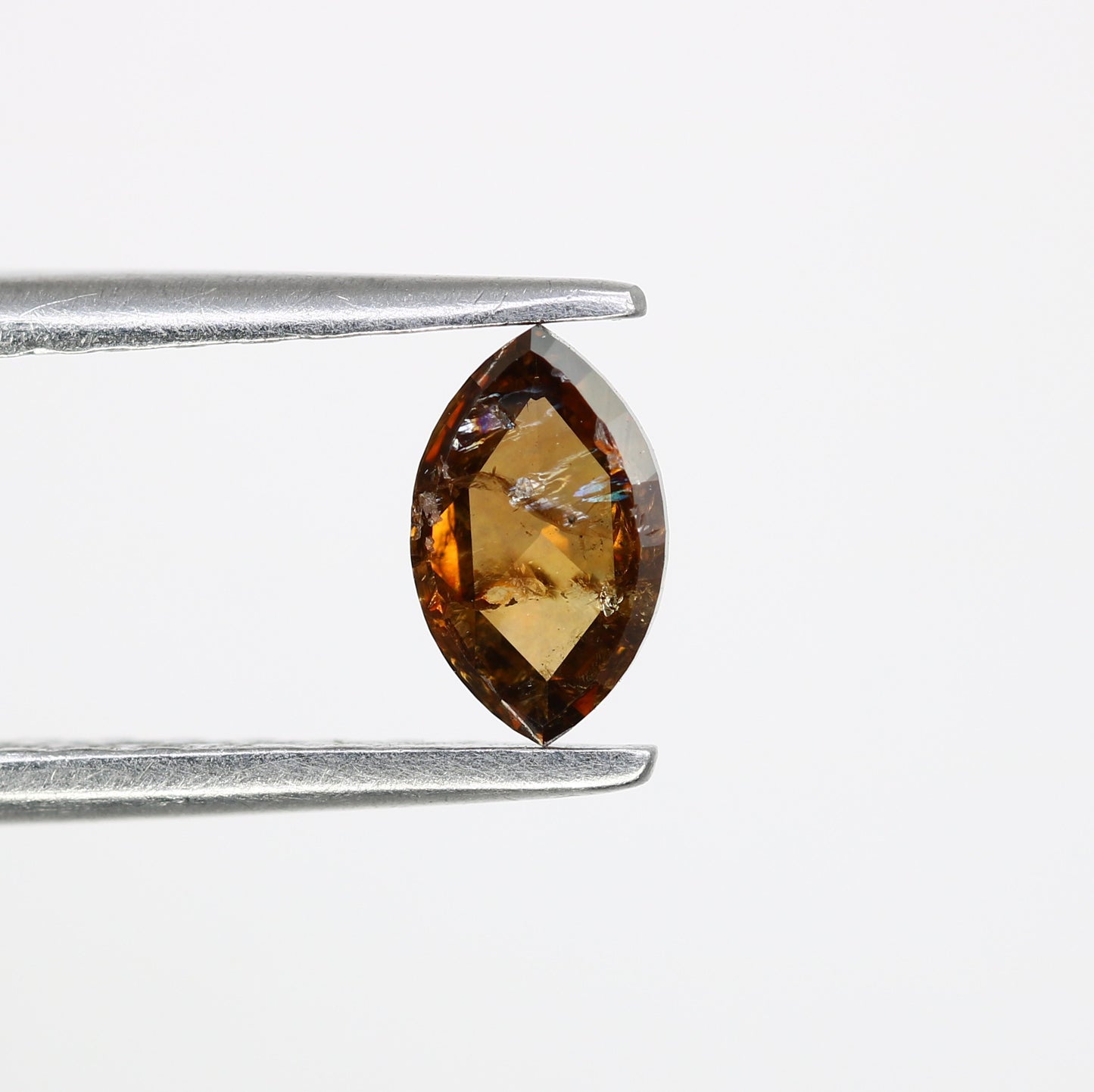 0.44 Carat 6.2 MM Marquise Shape Fancy Brown Color Diamond for Wedding Ring and Unique Bridal Jewelry Design - JayKrishna Diamond