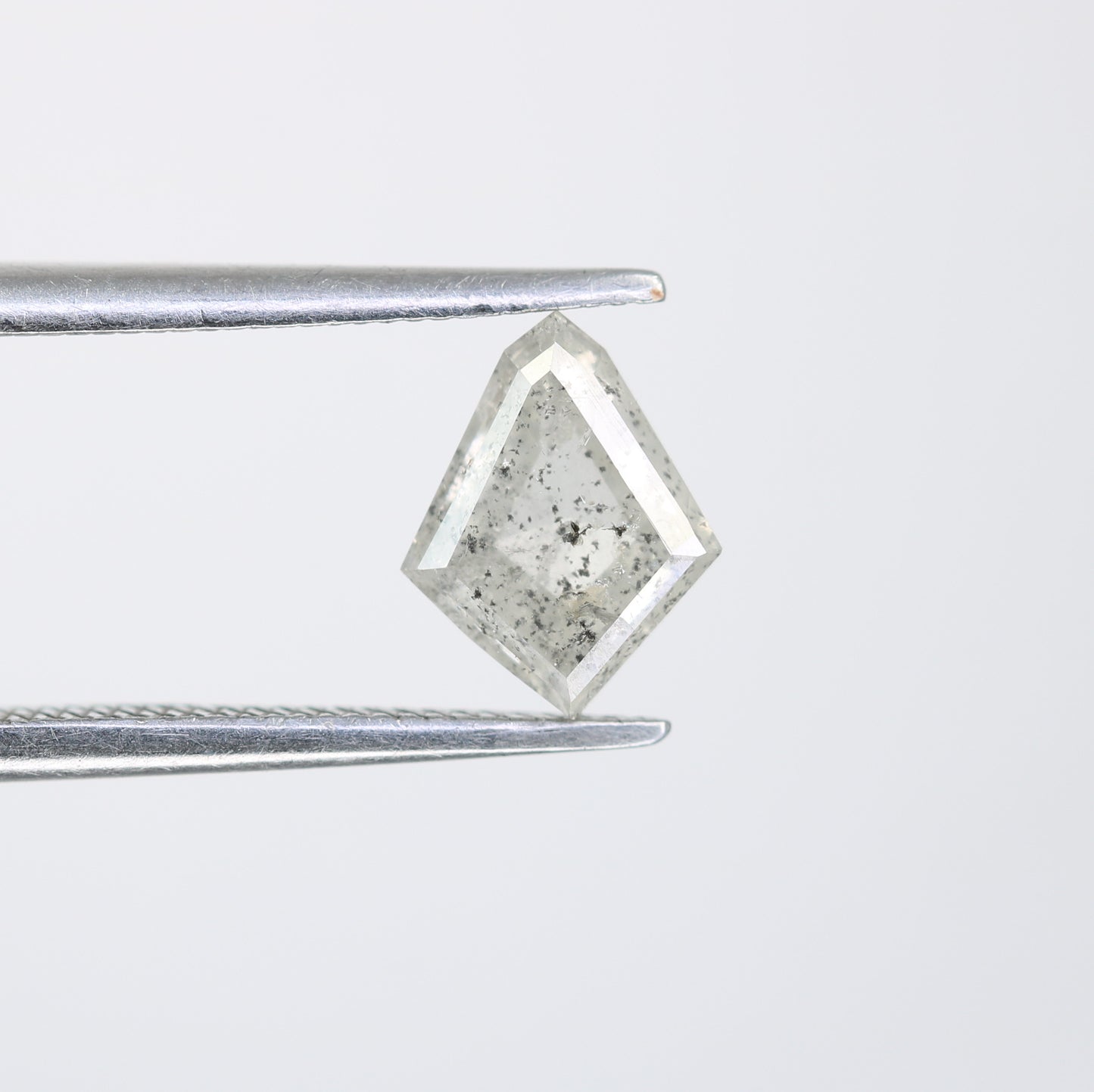 1.03 CT 7.90 MM Kite Shape Salt And Pepper Diamond For Wedding Ring - JayKrishna Diamond