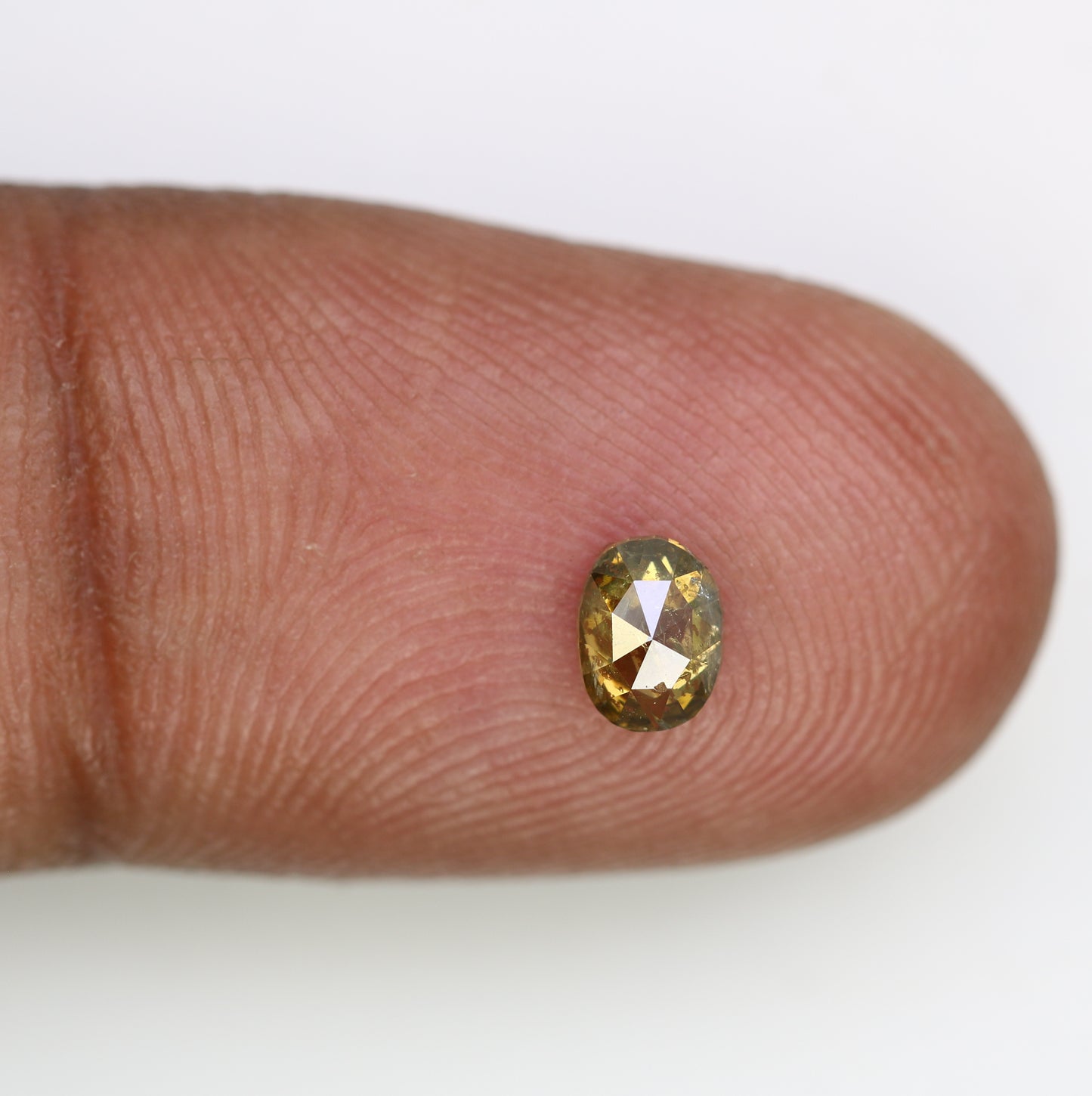 0.42 CT 5.2 MM Oval Natural Loose Fancy Brown Diamond for Promise Ring and Custom Jewelry - JayKrishna Diamond