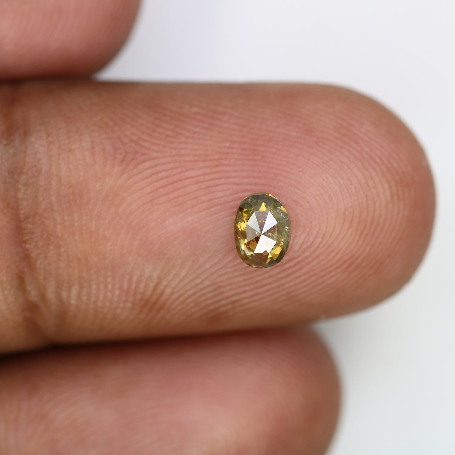 0.42 CT 5.2 MM Oval Natural Loose Fancy Brown Diamond for Promise Ring and Custom Jewelry - JayKrishna Diamond