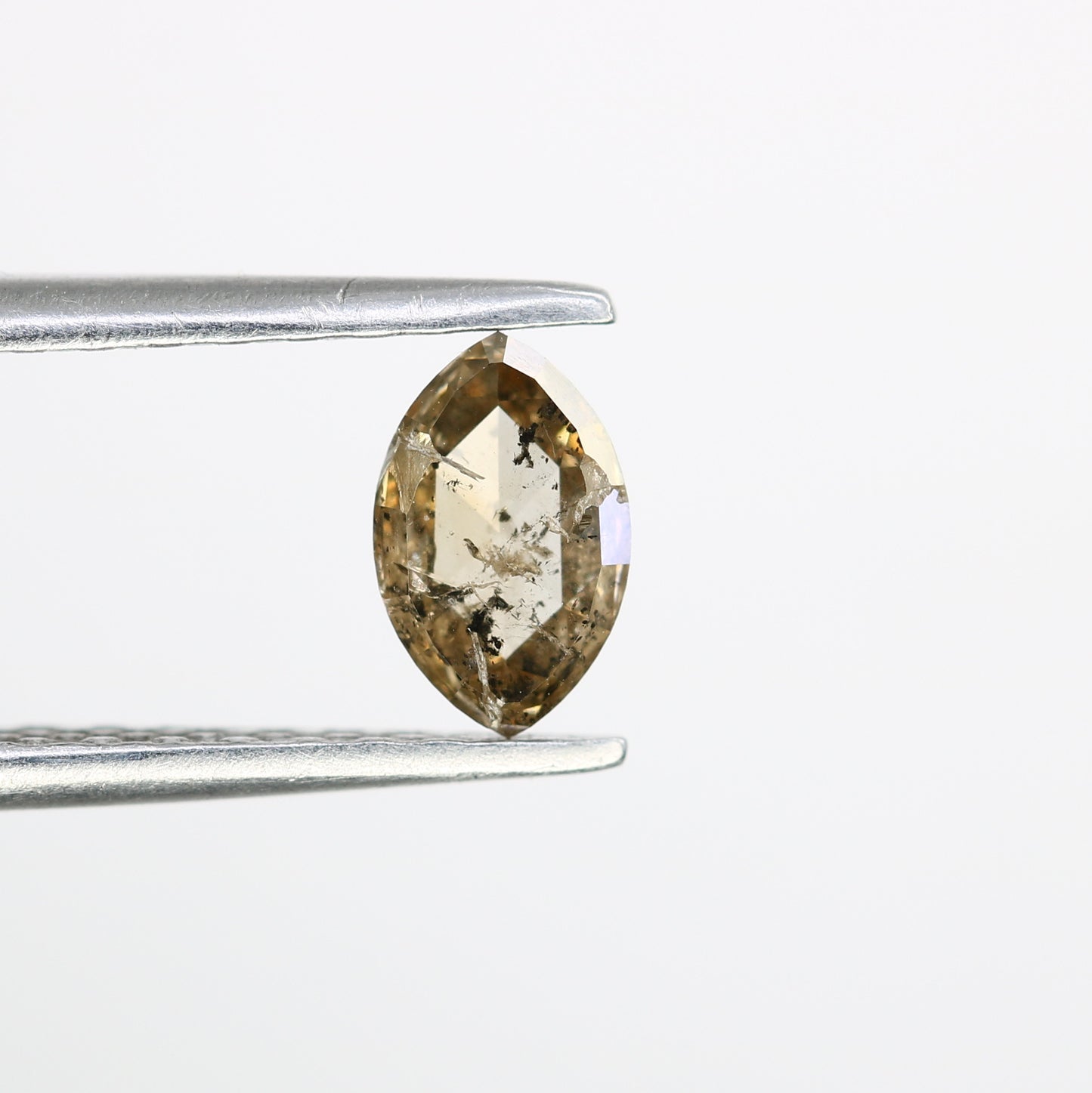 0.49 Ct 6.4 MM Brown Color Loose Marquise Shape Diamond For Galaxy Ring - JayKrishna Diamond