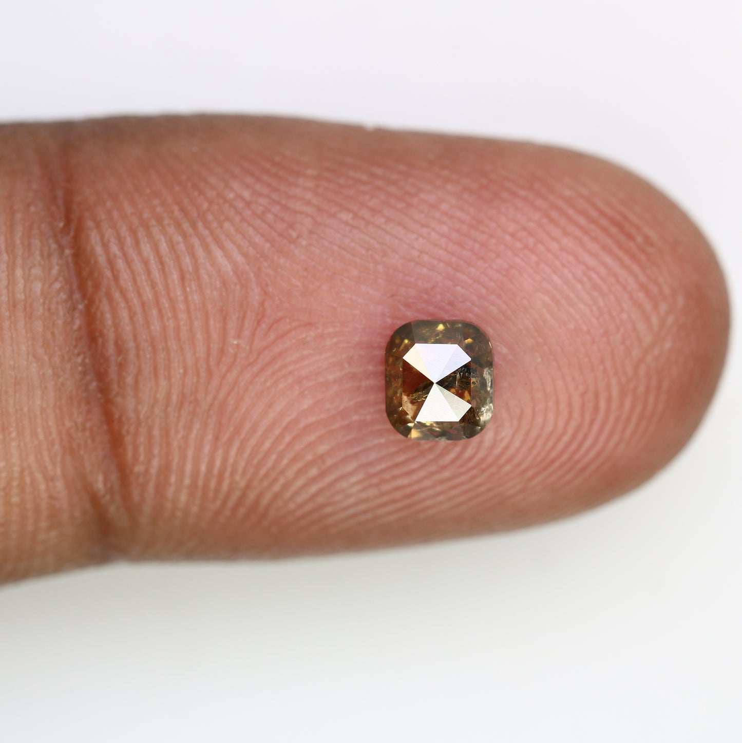 0.57 Ct Loose Cushion Cut Brown Diamond – Earthy Gem for Unique Engagement Ring Designs - JayKrishna Diamond
