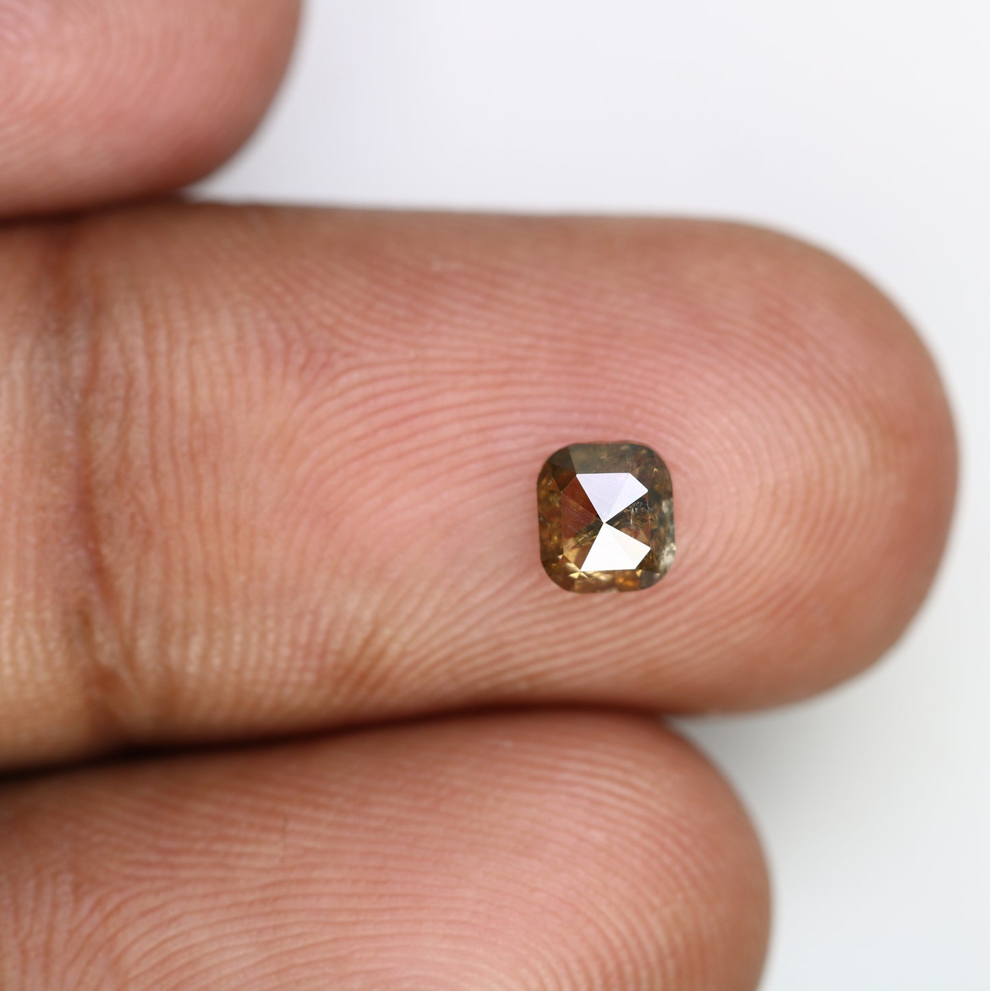 0.57 Ct Loose Cushion Cut Brown Diamond – Earthy Gem for Unique Engagement Ring Designs - JayKrishna Diamond
