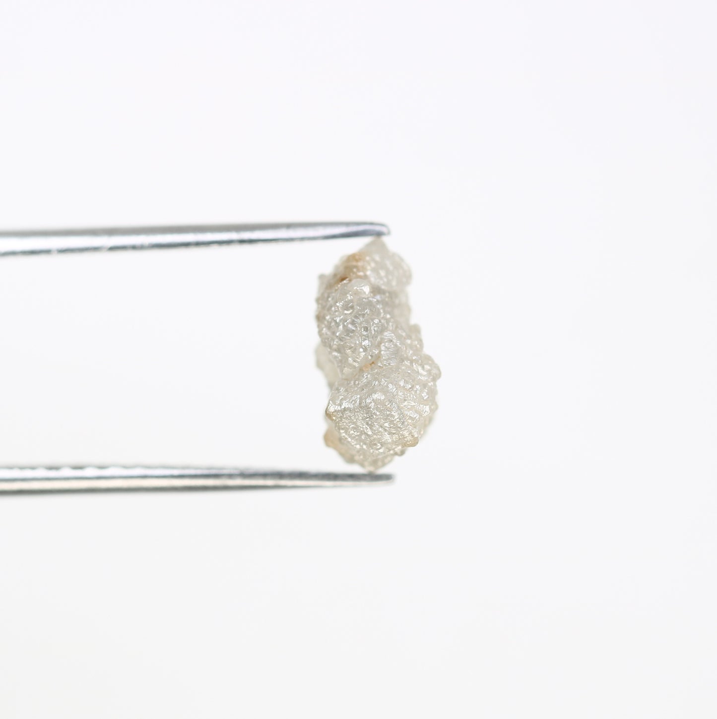 3.00 CT Raw Rough Irregular Cut Grey Diamond For Wedding Ring - JayKrishna Diamond