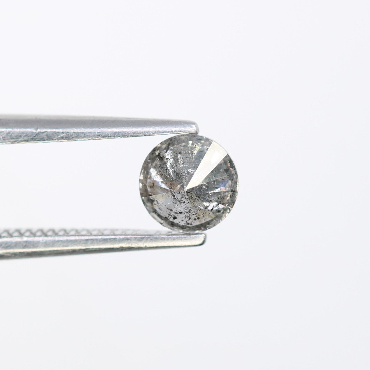 0.39 CT Brilliant Cut Salt and Pepper Round Loose Diamond for Custom Engagement Rings, Unique Fine Jewelry & Ethical Bridal Jewelry - JayKrishna Diamond