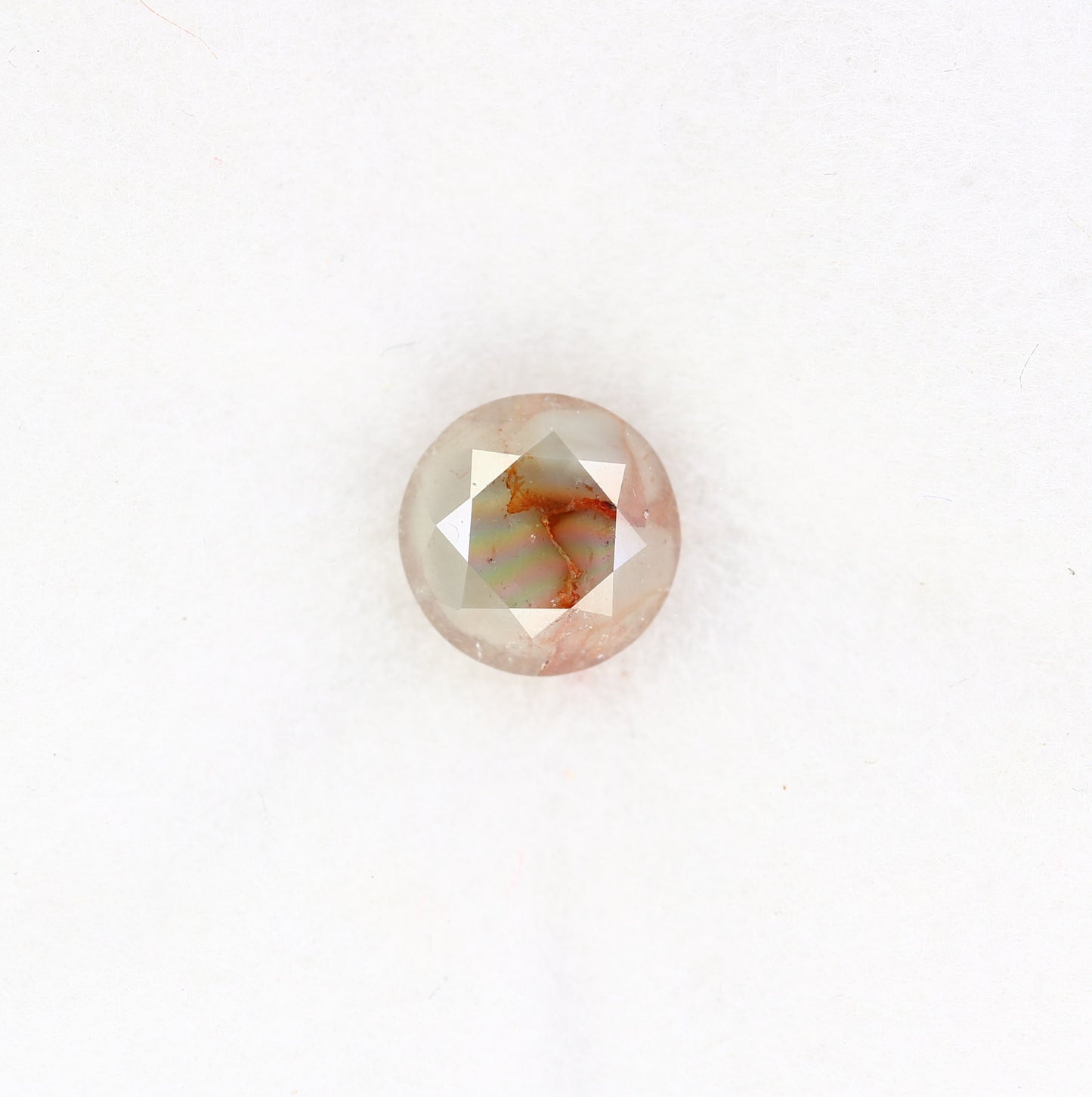 1.09 CT 5.90 x 4.70 MM Round Brilliant Cut Loose Grey Diamond For Engagement Ring - JayKrishna Diamond
