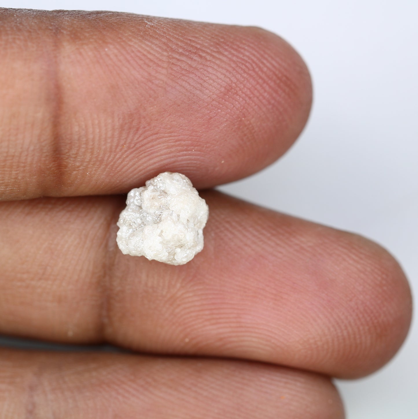 3.19 CT Rough Uncut White Irregular Shape Raw Diamond For Promise Ring - JayKrishna Diamond