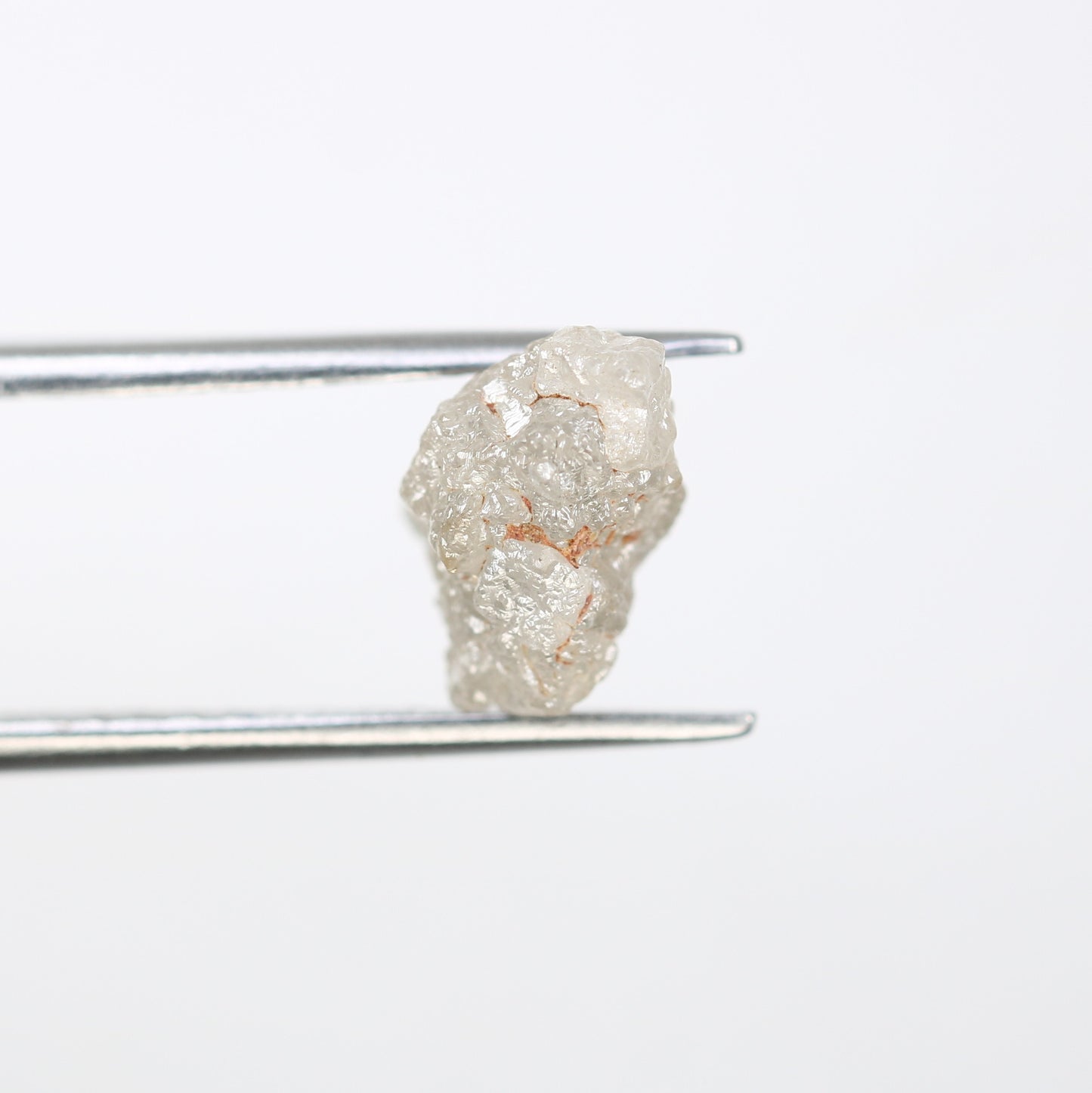 3.75 CT Uncut Irregular Shape Grey Rough Raw Diamond For Promise Ring - JayKrishna Diamond