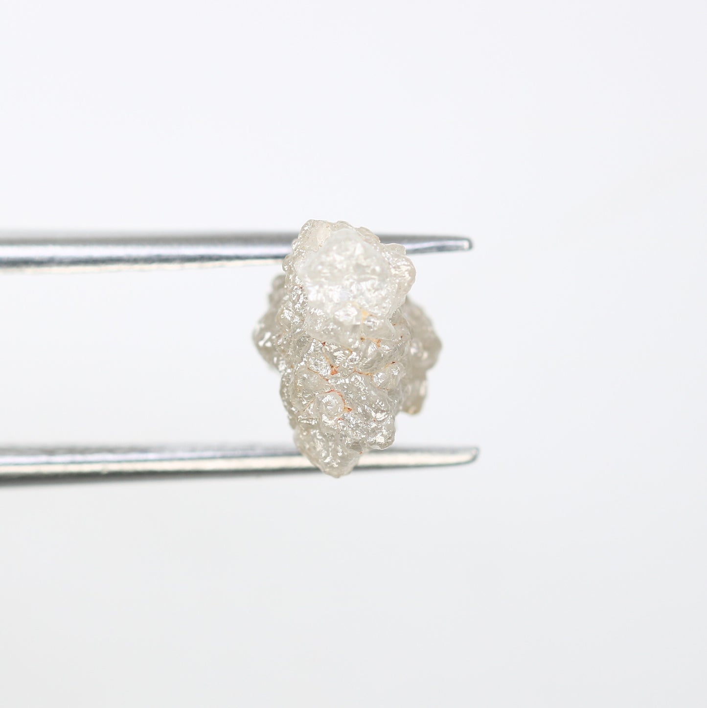 3.75 CT Uncut Irregular Shape Grey Rough Raw Diamond For Promise Ring - JayKrishna Diamond