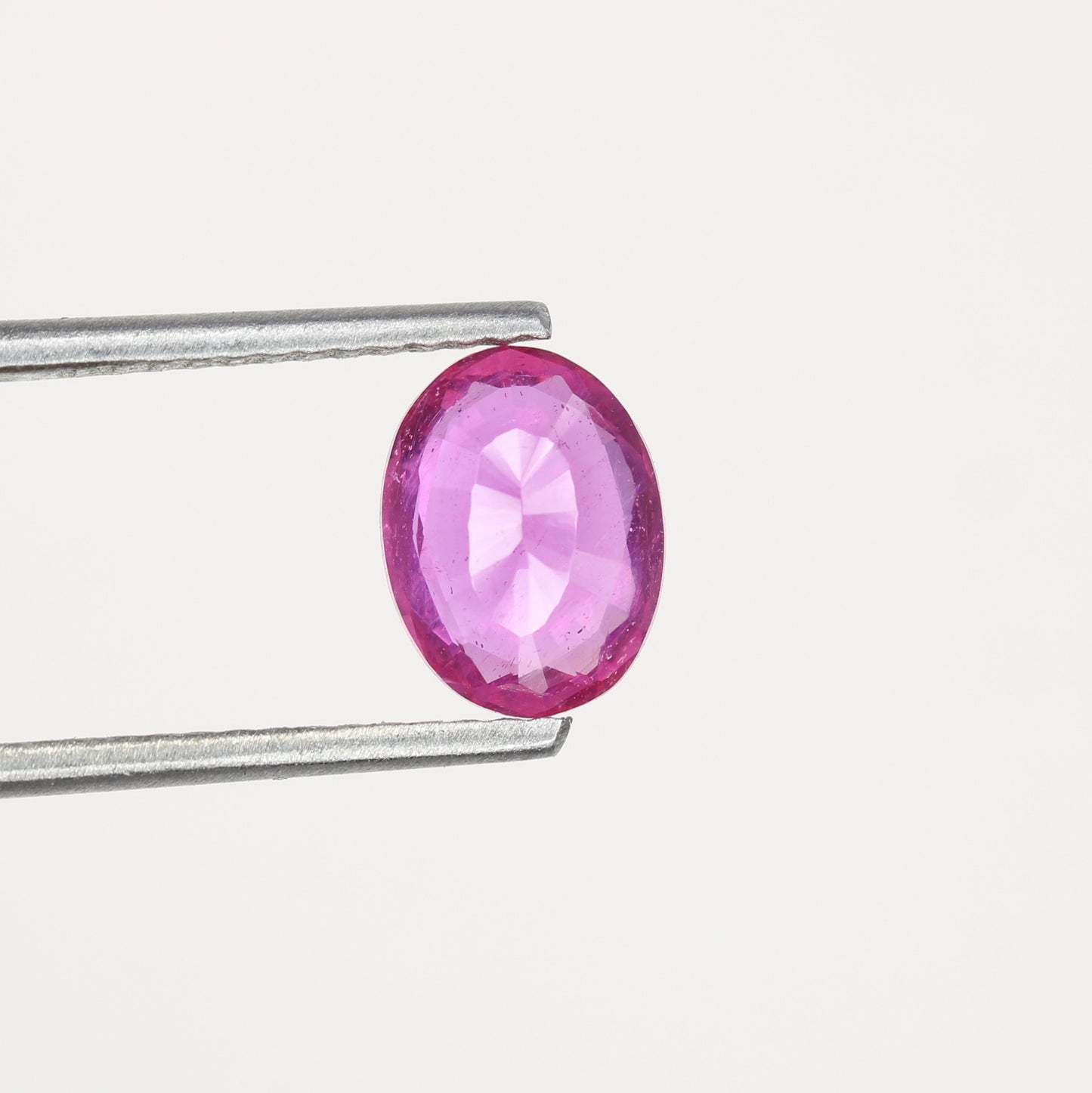 1.41 CT Natural Pink Ruby Sapphire Oval Gemstone For Wedding Ring - JayKrishna Diamond