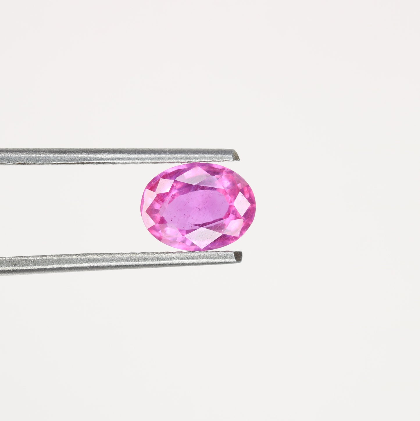 1.41 CT Natural Pink Ruby Sapphire Oval Gemstone For Wedding Ring - JayKrishna Diamond