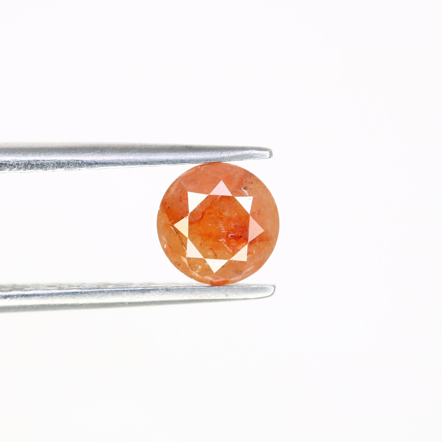 0.93 CT Natural Brilliant Cut Peach Loose Round Diamond For Proposal Ring - JayKrishna Diamond